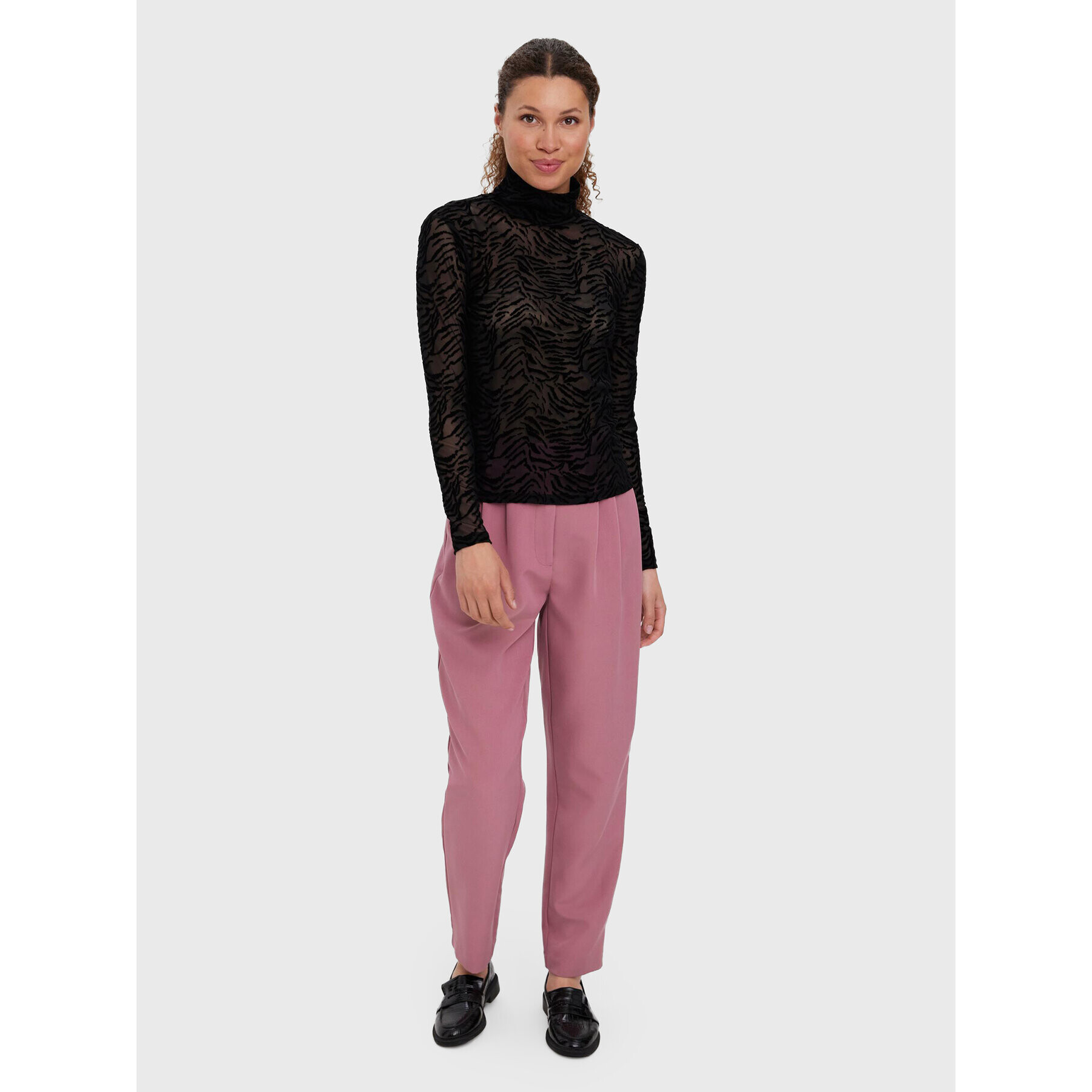 Vero Moda Поло Koko 10277997 Черен Regular Fit - Pepit.bg