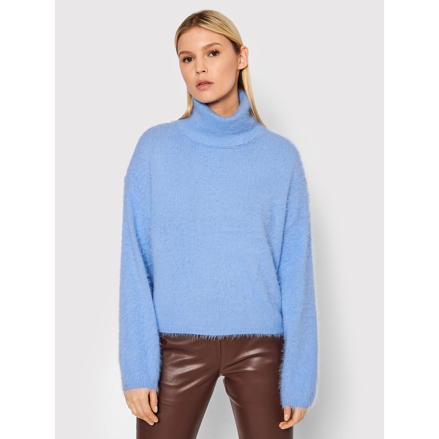 Vero Moda Поло Poilu 10248751 Син Relaxed Fit - Pepit.bg