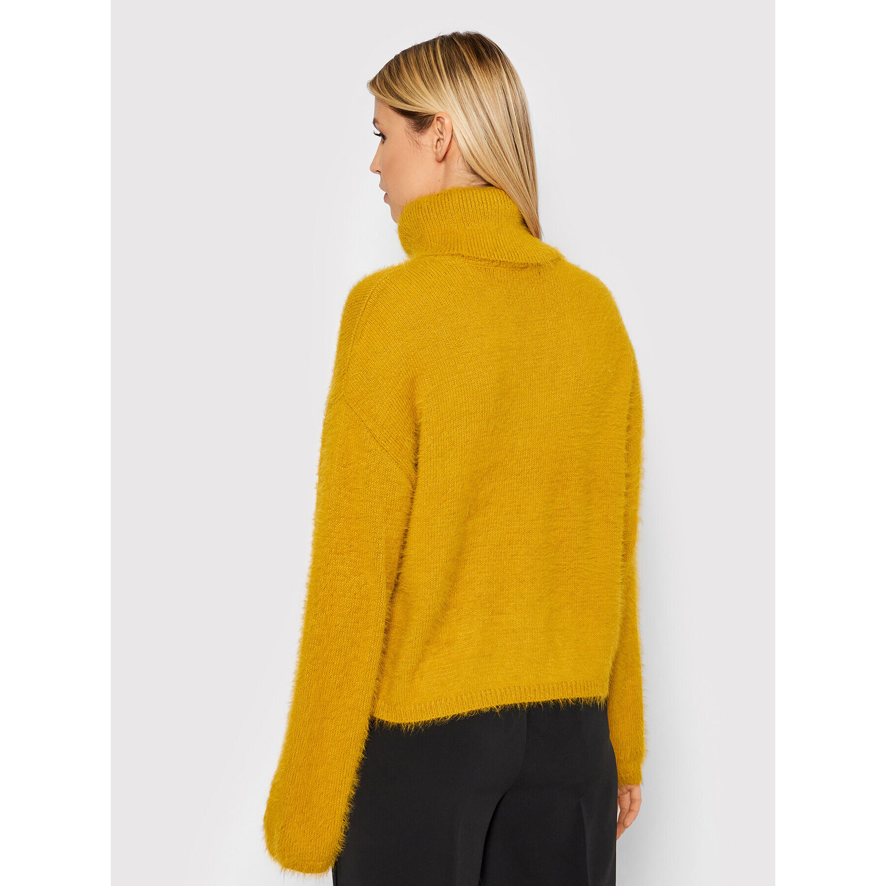 Vero Moda Поло Poilu 10248751 Жълт Relaxed Fit - Pepit.bg