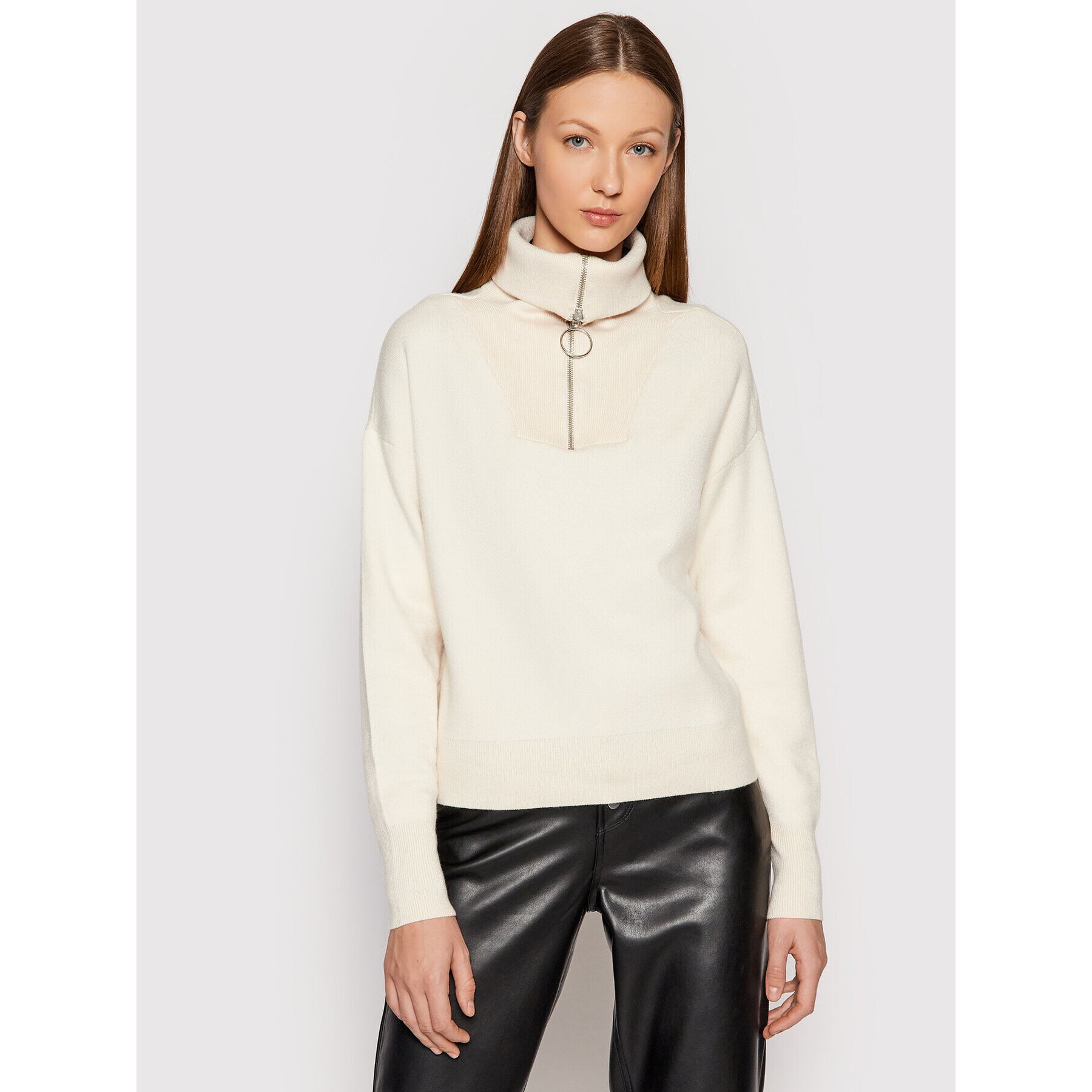Vero Moda Поло Saba 10253177 Бежов Regular Fit - Pepit.bg