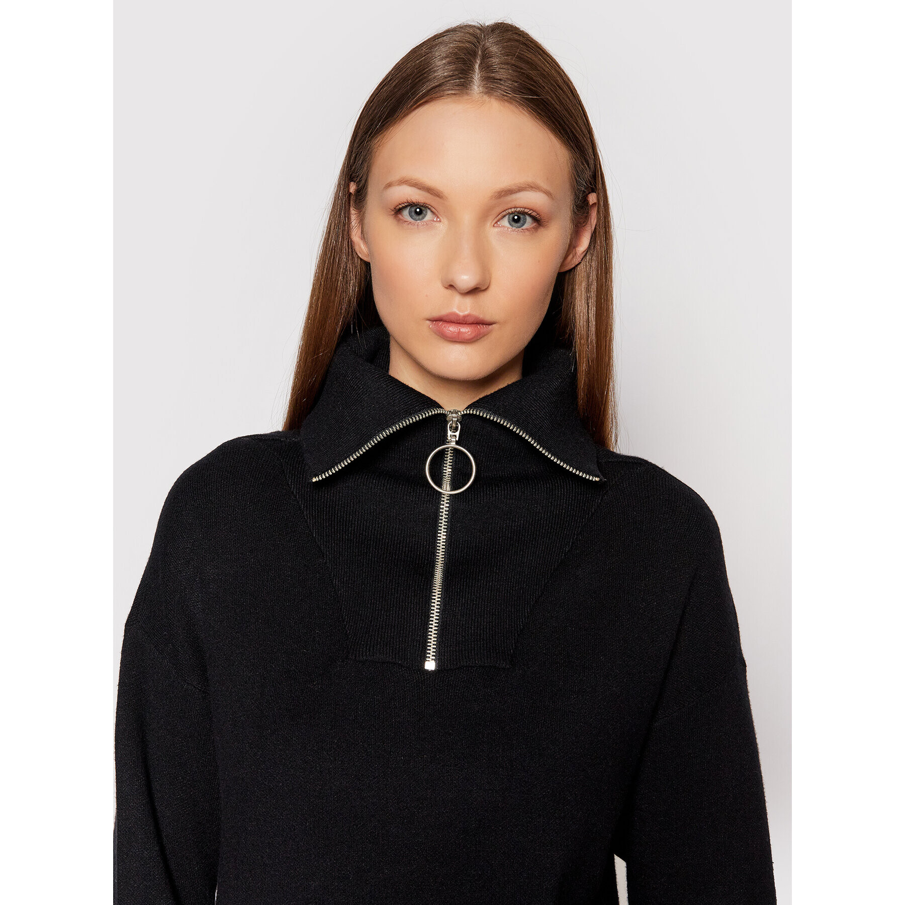 Vero Moda Поло Saba 10253177 Черен Regular Fit - Pepit.bg