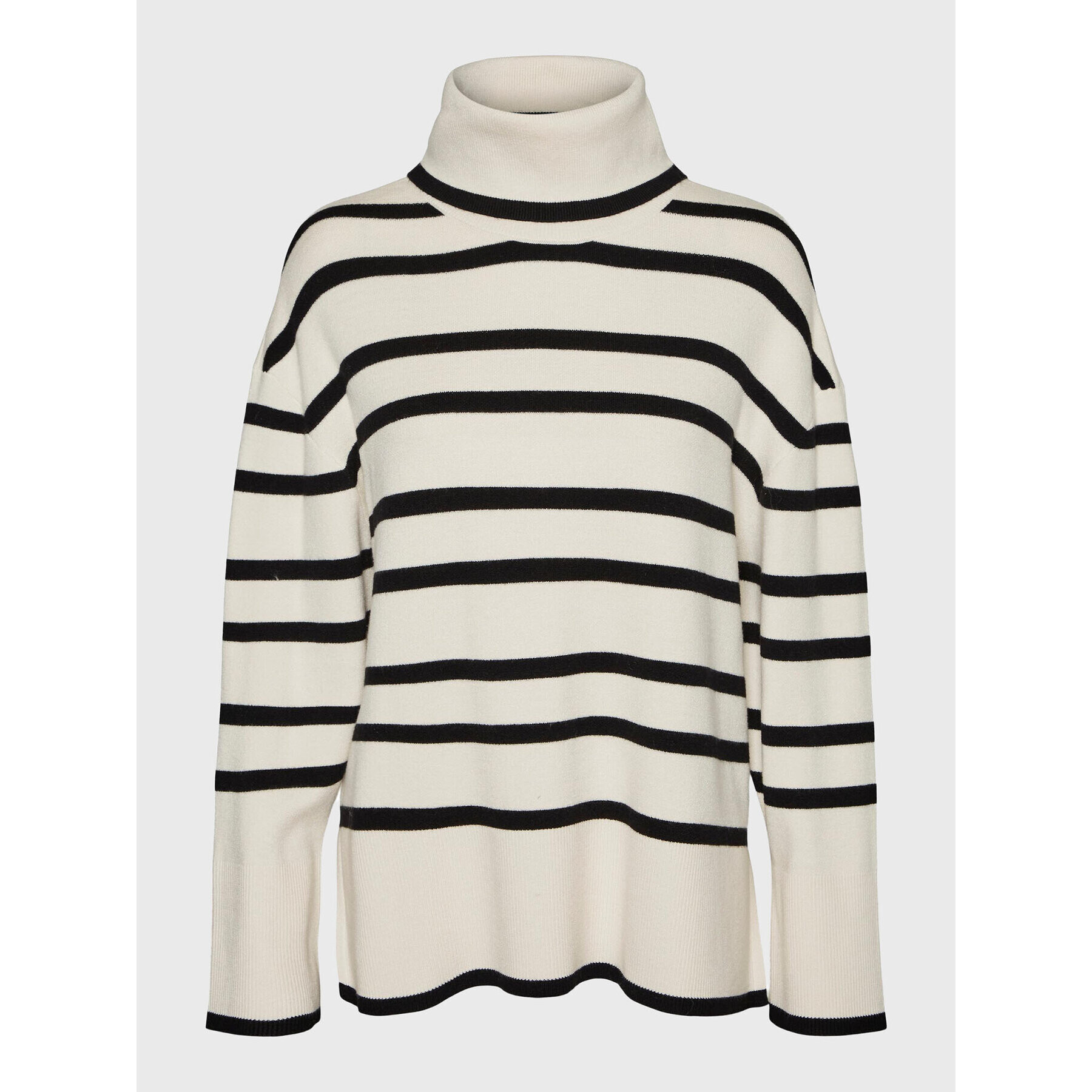 Vero Moda Поло Saba 10272469 Екрю Regular Fit - Pepit.bg