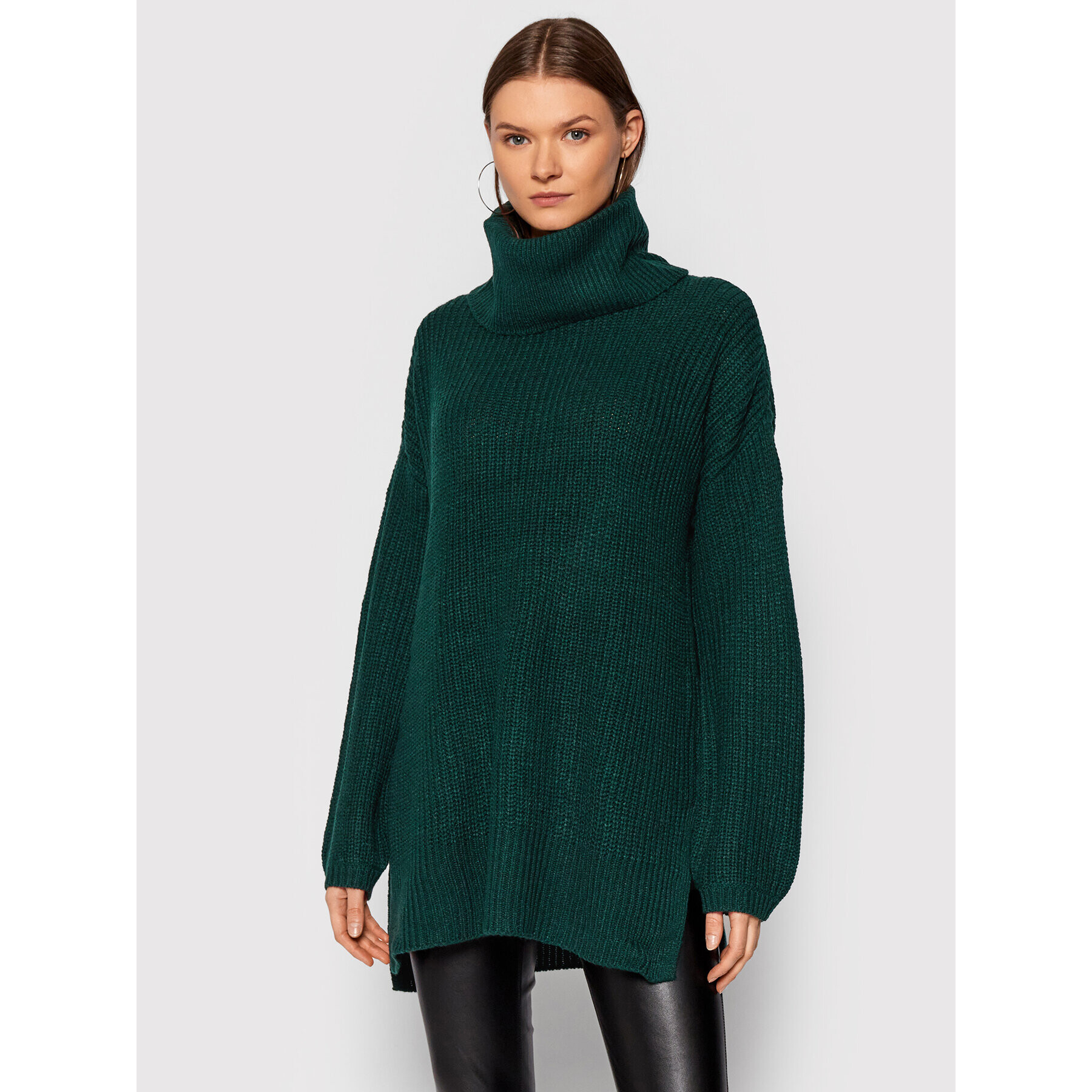Vero Moda Поло Sayla 10248749 Зелен Loose Fit - Pepit.bg