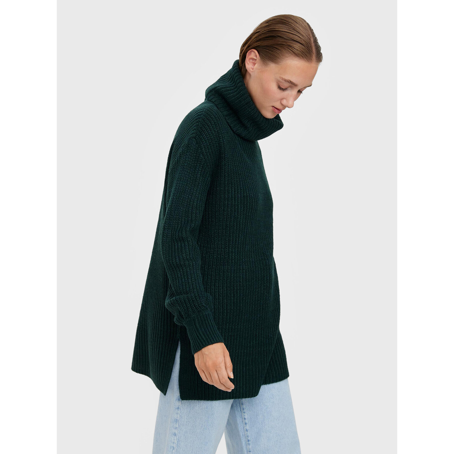 Vero Moda Поло Sayla 10268496 Зелен Relaxed Fit - Pepit.bg