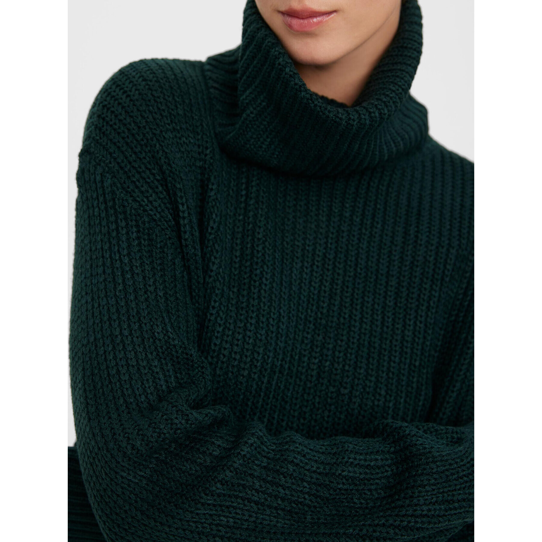 Vero Moda Поло Sayla 10268496 Зелен Relaxed Fit - Pepit.bg
