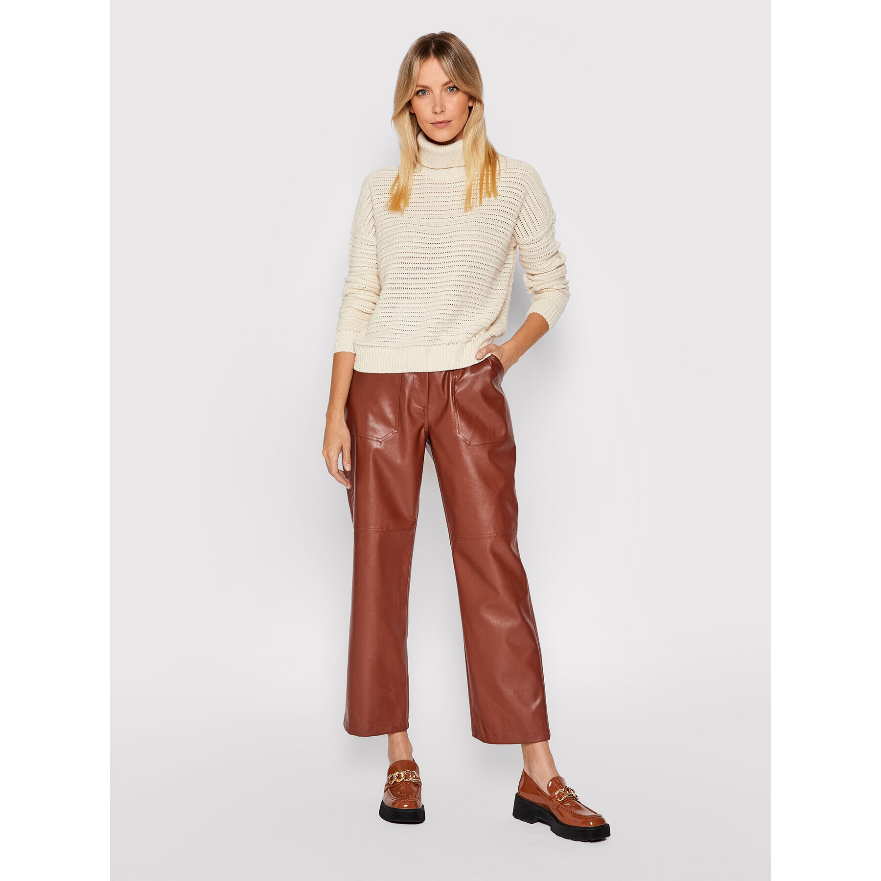 Vero Moda Поло Stila 10251199 Бежов Regular Fit - Pepit.bg