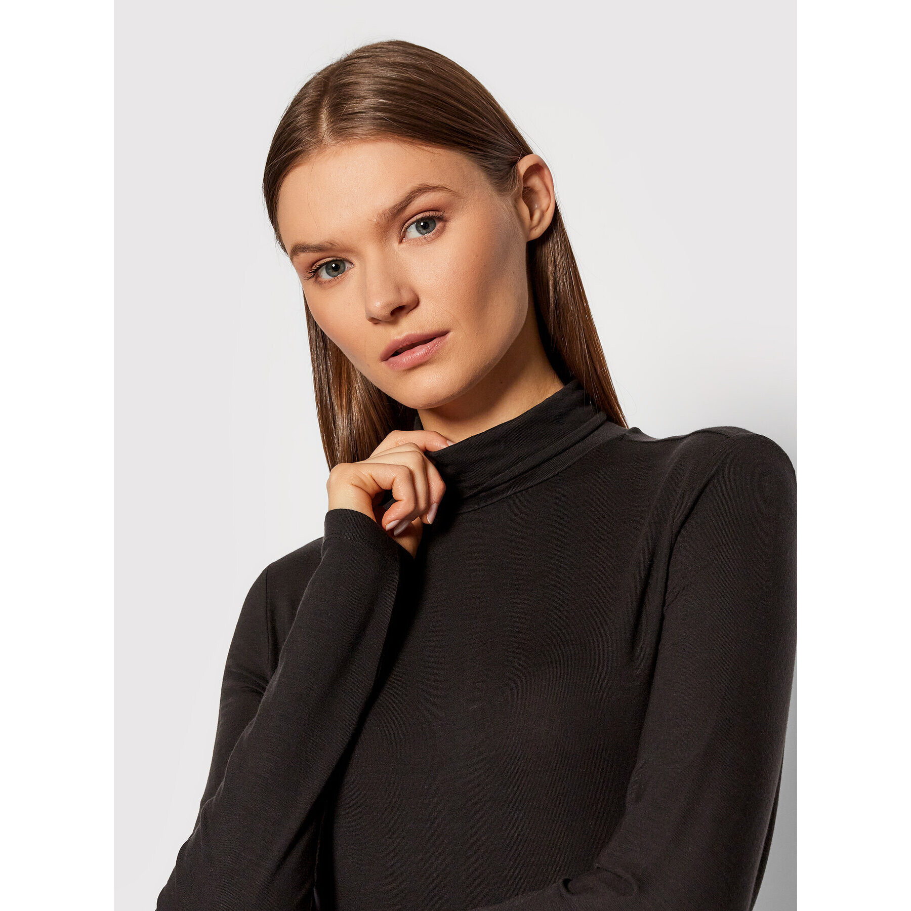 Vero Moda Поло Susanna 10257812 Черен Slim Fit - Pepit.bg