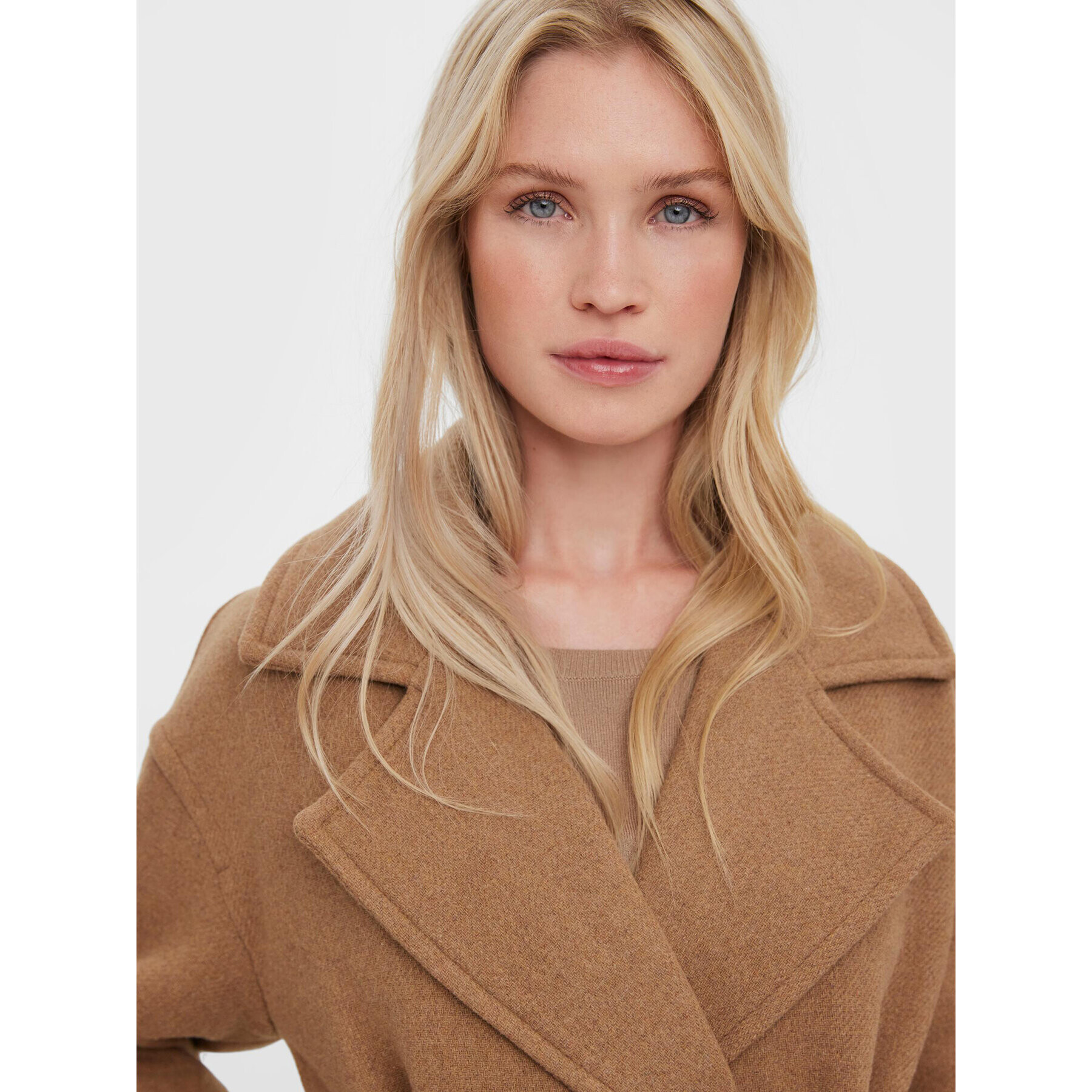Vero Moda Преходно палто Edna 10267445 Кафяв Regular Fit - Pepit.bg