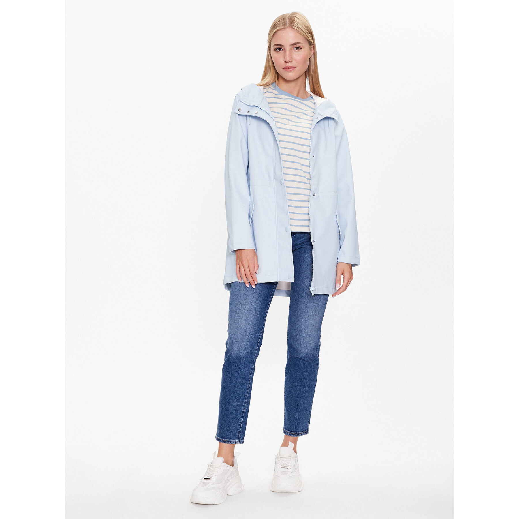Vero Moda Яке от имитация на кожа Malou 10266982 Син Regular Fit - Pepit.bg