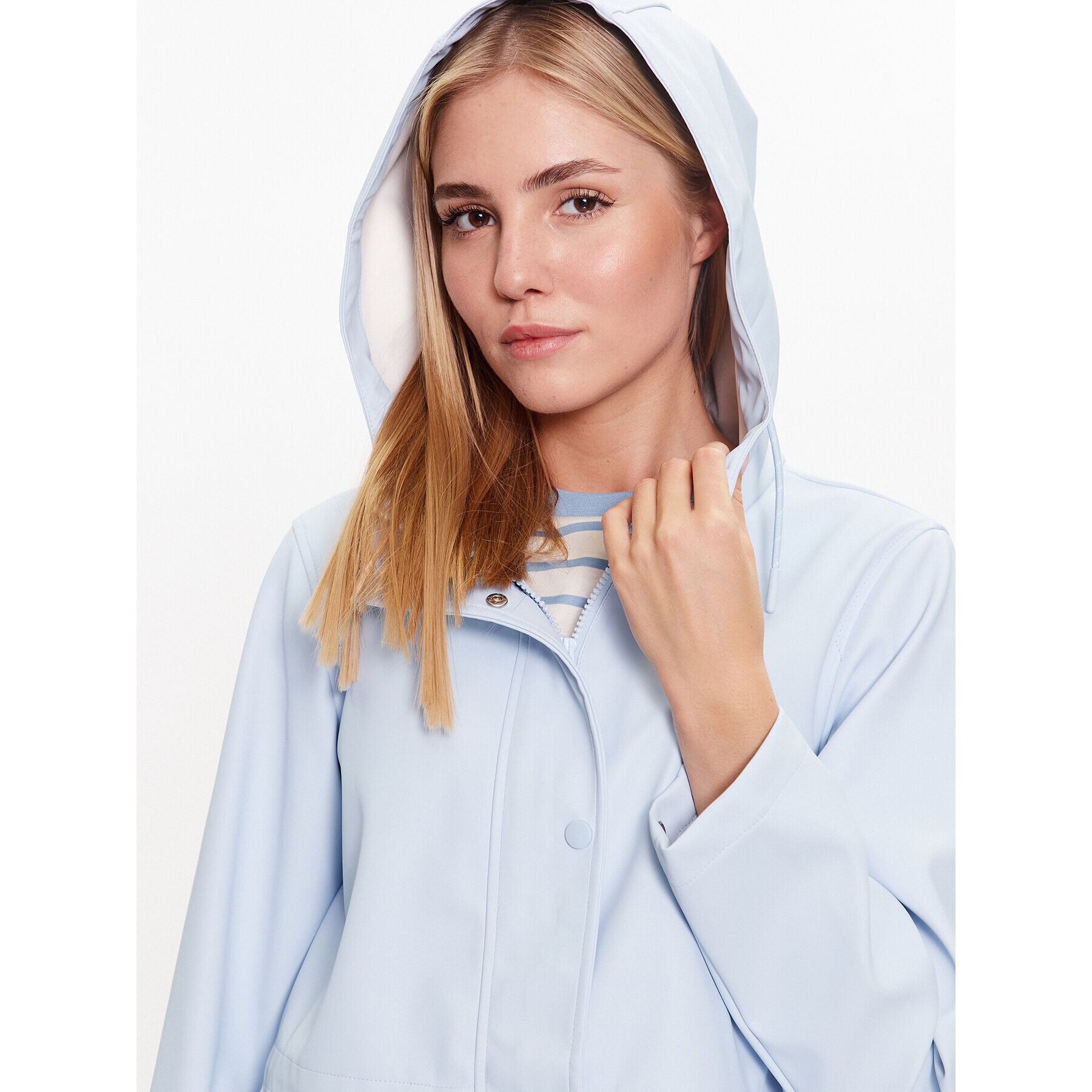 Vero Moda Яке от имитация на кожа Malou 10266982 Син Regular Fit - Pepit.bg