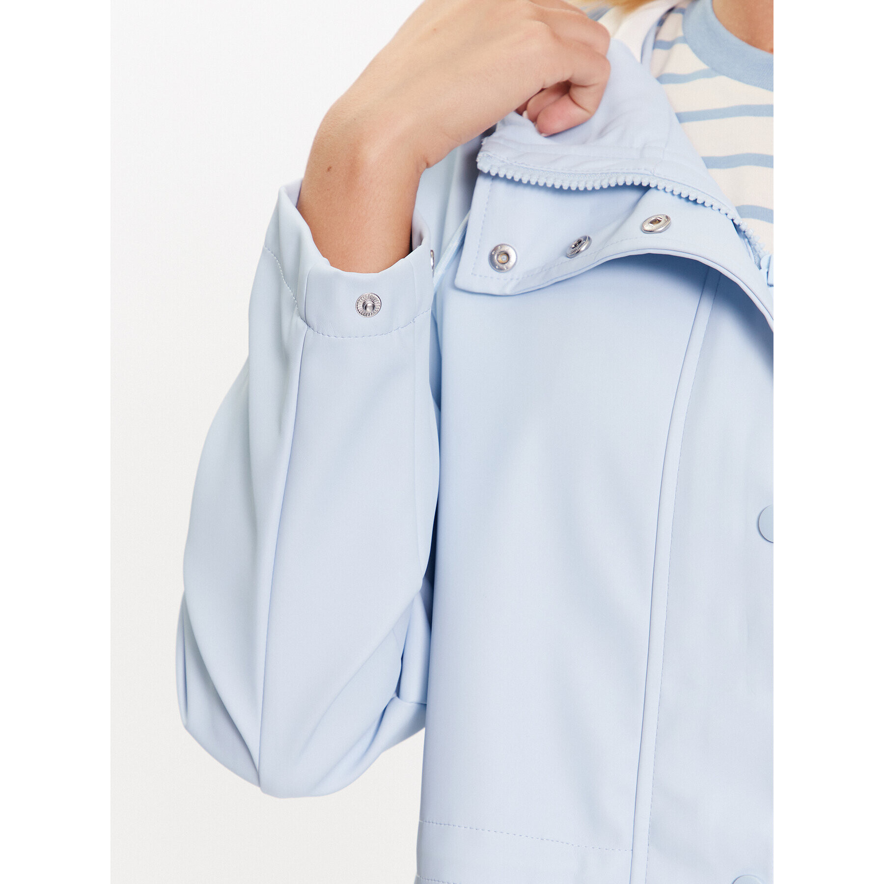 Vero Moda Яке от имитация на кожа Malou 10266982 Син Regular Fit - Pepit.bg