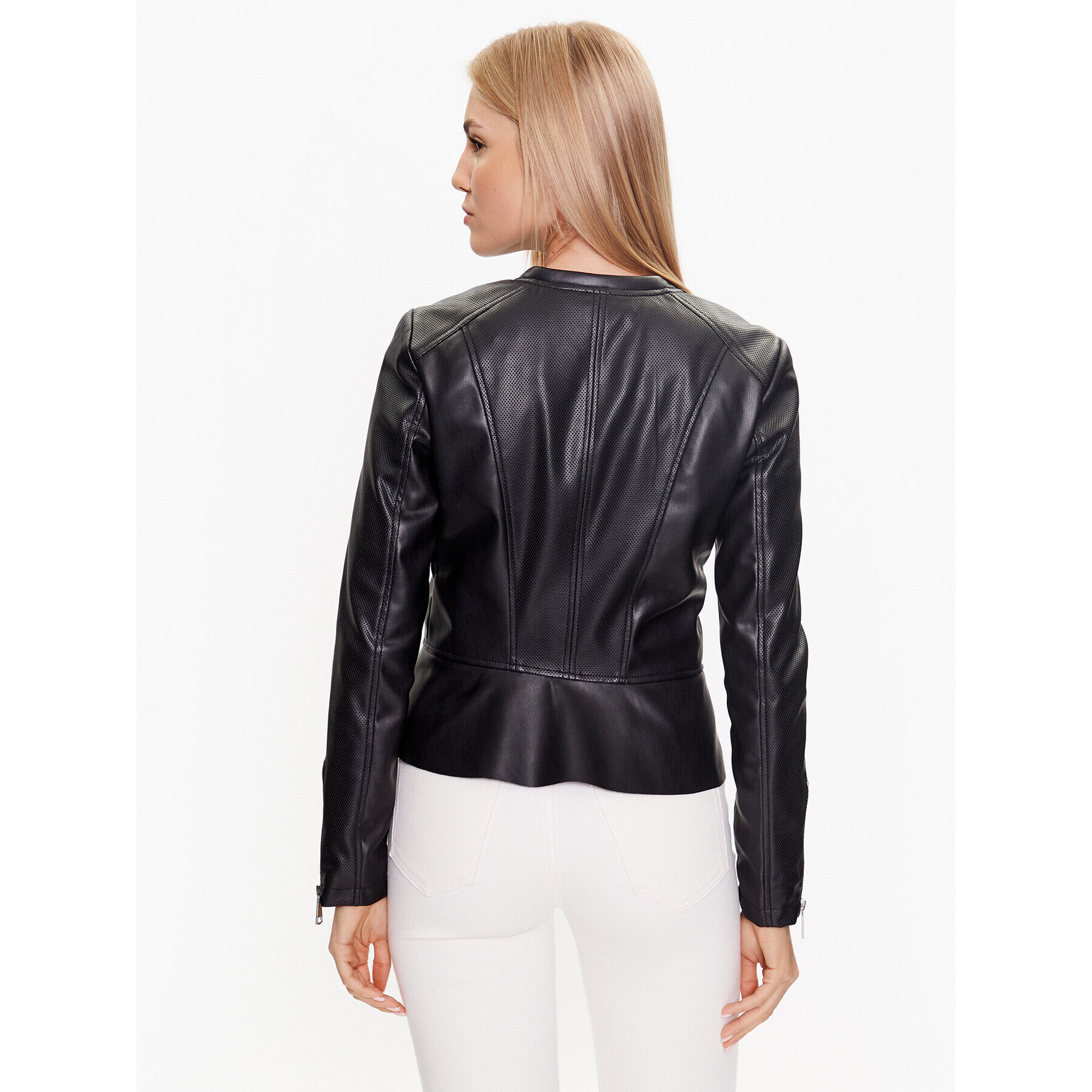 Vero Moda Яке от имитация на кожа Avery Ally 10286341 Черен Regular Fit - Pepit.bg