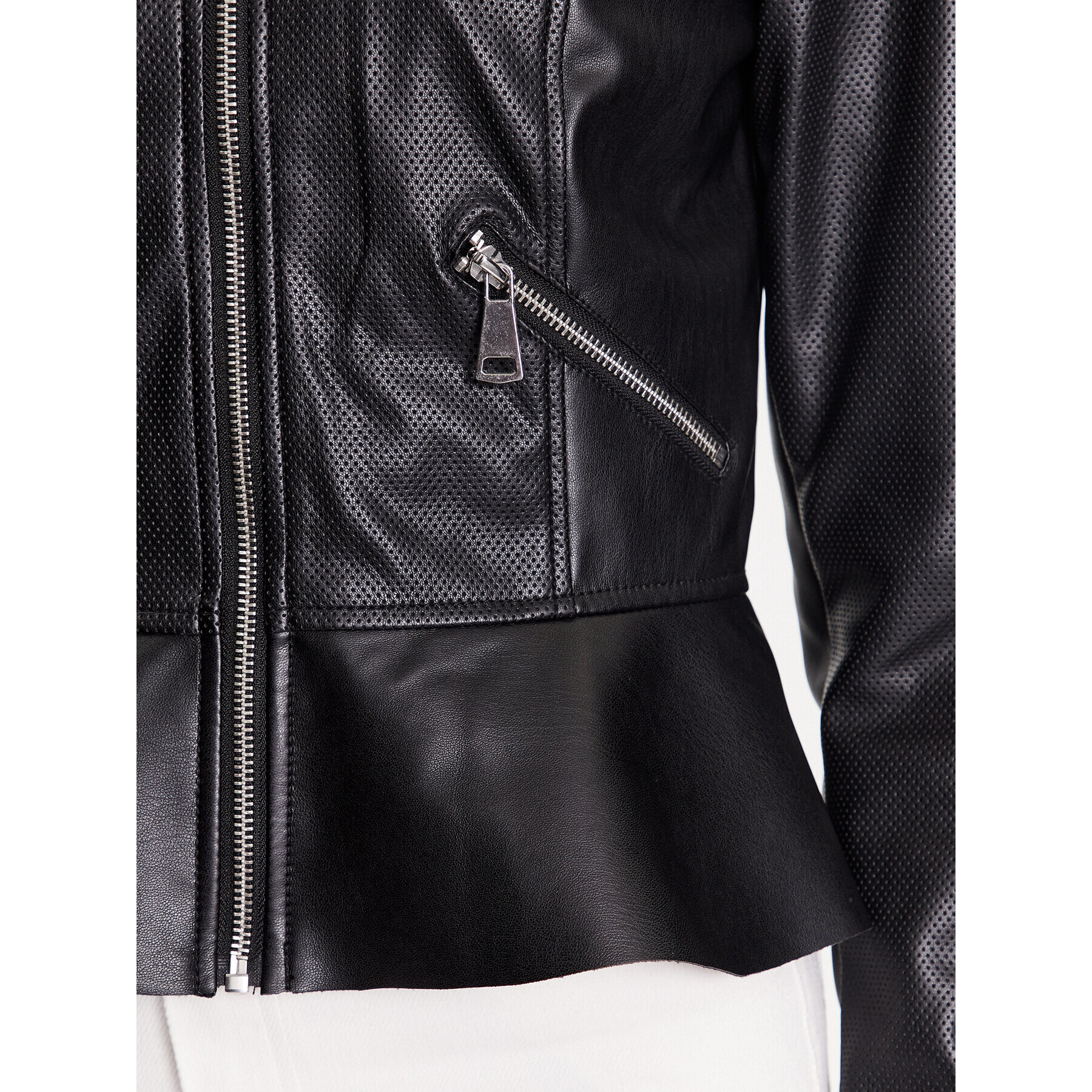 Vero Moda Яке от имитация на кожа Avery Ally 10286341 Черен Regular Fit - Pepit.bg