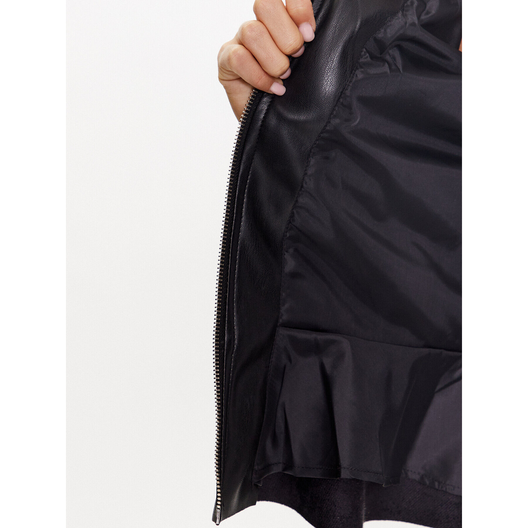 Vero Moda Яке от имитация на кожа Avery Ally 10286341 Черен Regular Fit - Pepit.bg