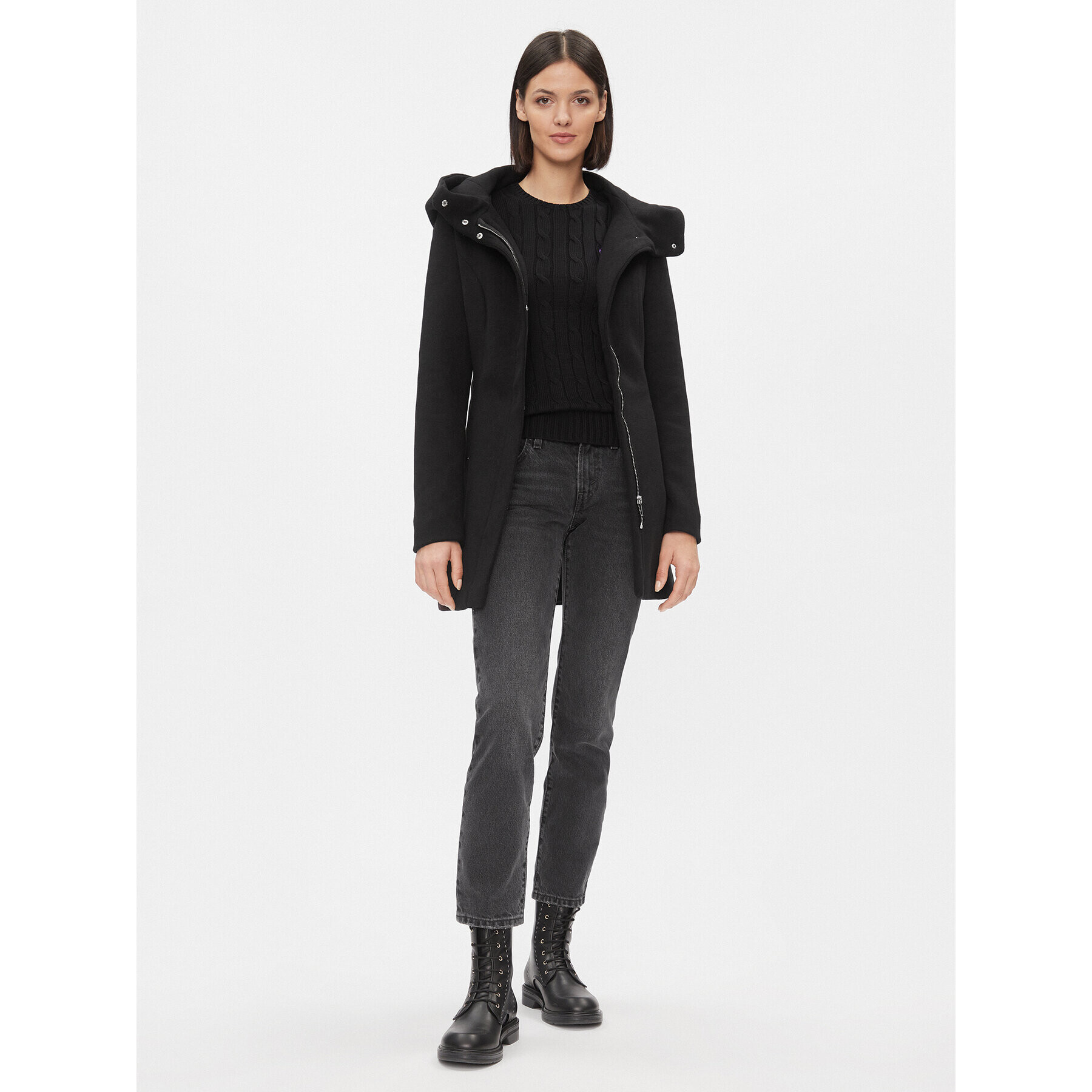Vero Moda Преходно яке 10289864 Черен Regular Fit - Pepit.bg