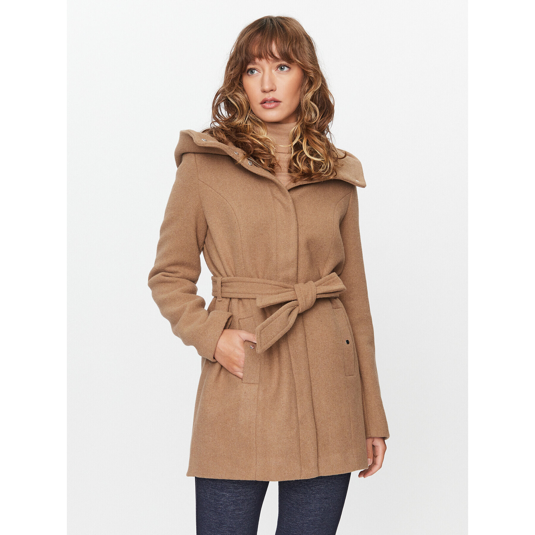 Vero Moda Преходно яке 10289864 Кафяв Regular Fit - Pepit.bg