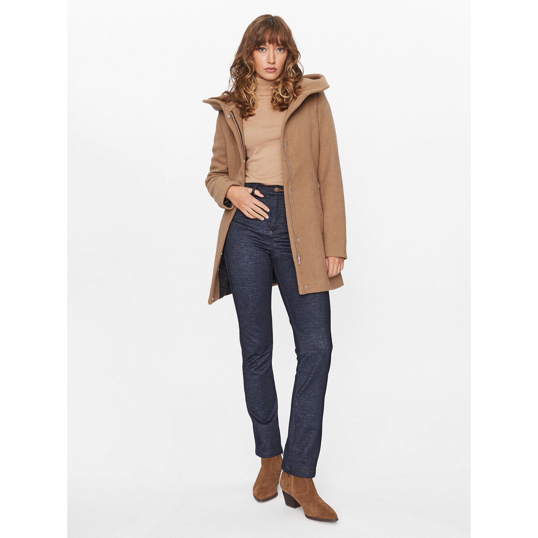 Vero Moda Преходно яке 10289864 Кафяв Regular Fit - Pepit.bg