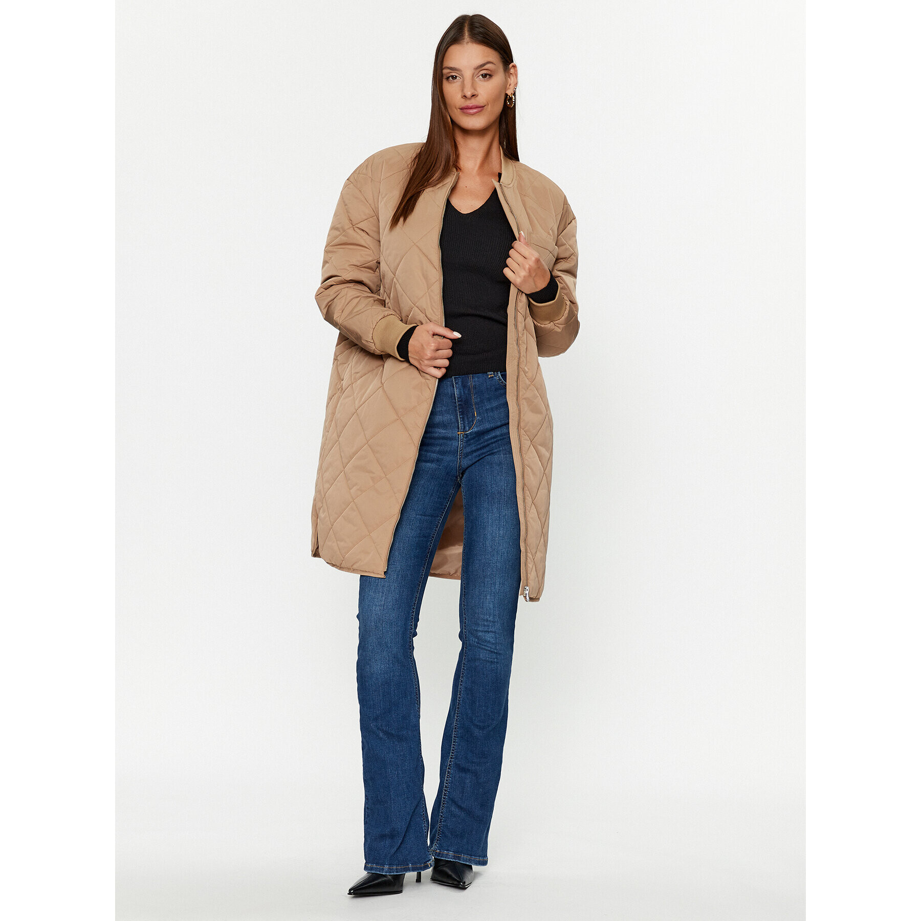 Vero Moda Преходно яке 10296635 Кафяв Regular Fit - Pepit.bg