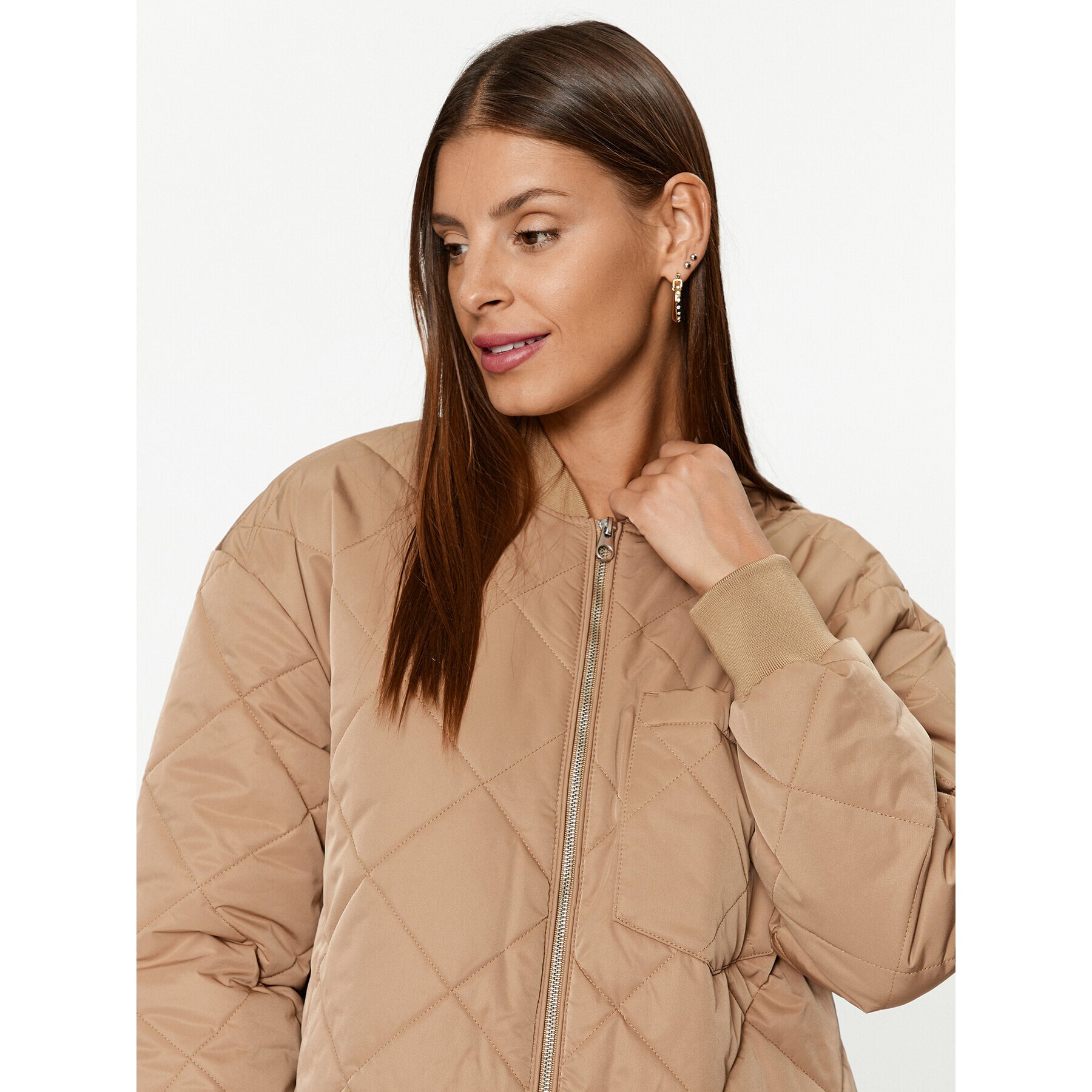 Vero Moda Преходно яке 10296635 Кафяв Regular Fit - Pepit.bg