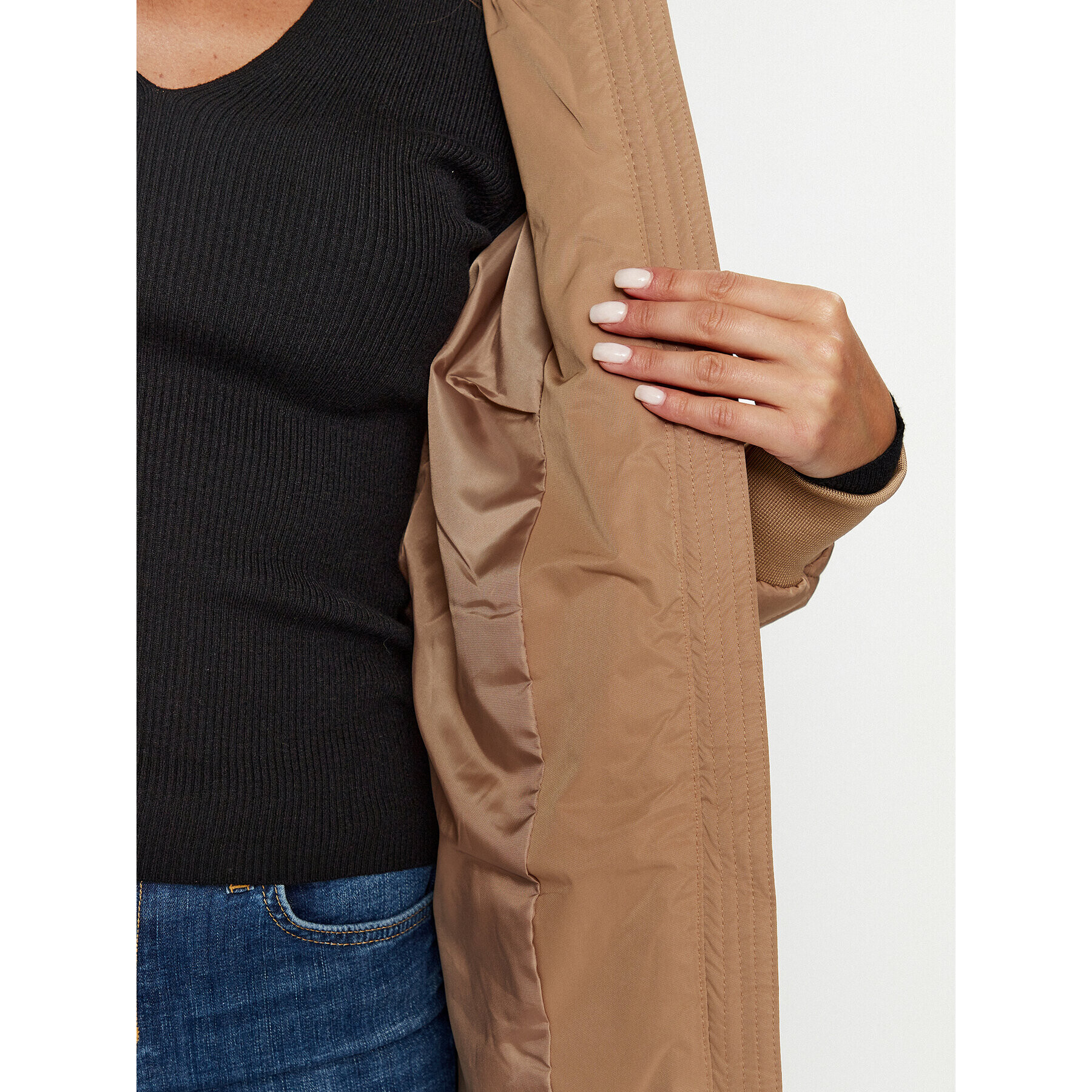 Vero Moda Преходно яке 10296635 Кафяв Regular Fit - Pepit.bg