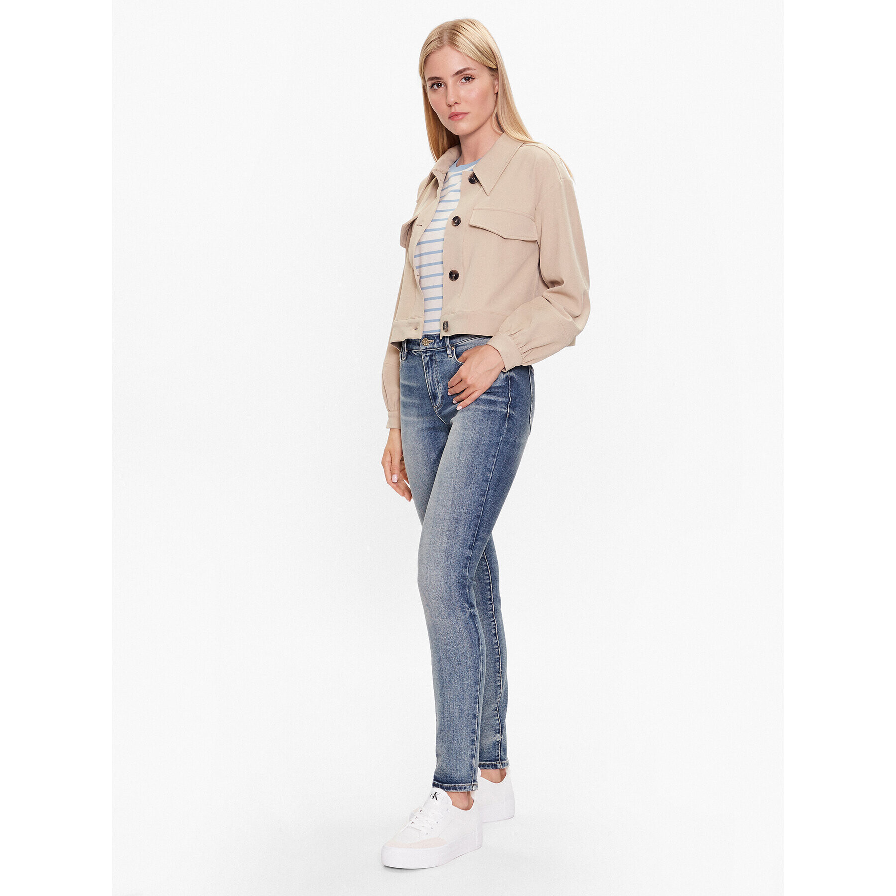 Vero Moda Преходно яке Dixie 10283658 Бежов Relaxed Fit - Pepit.bg