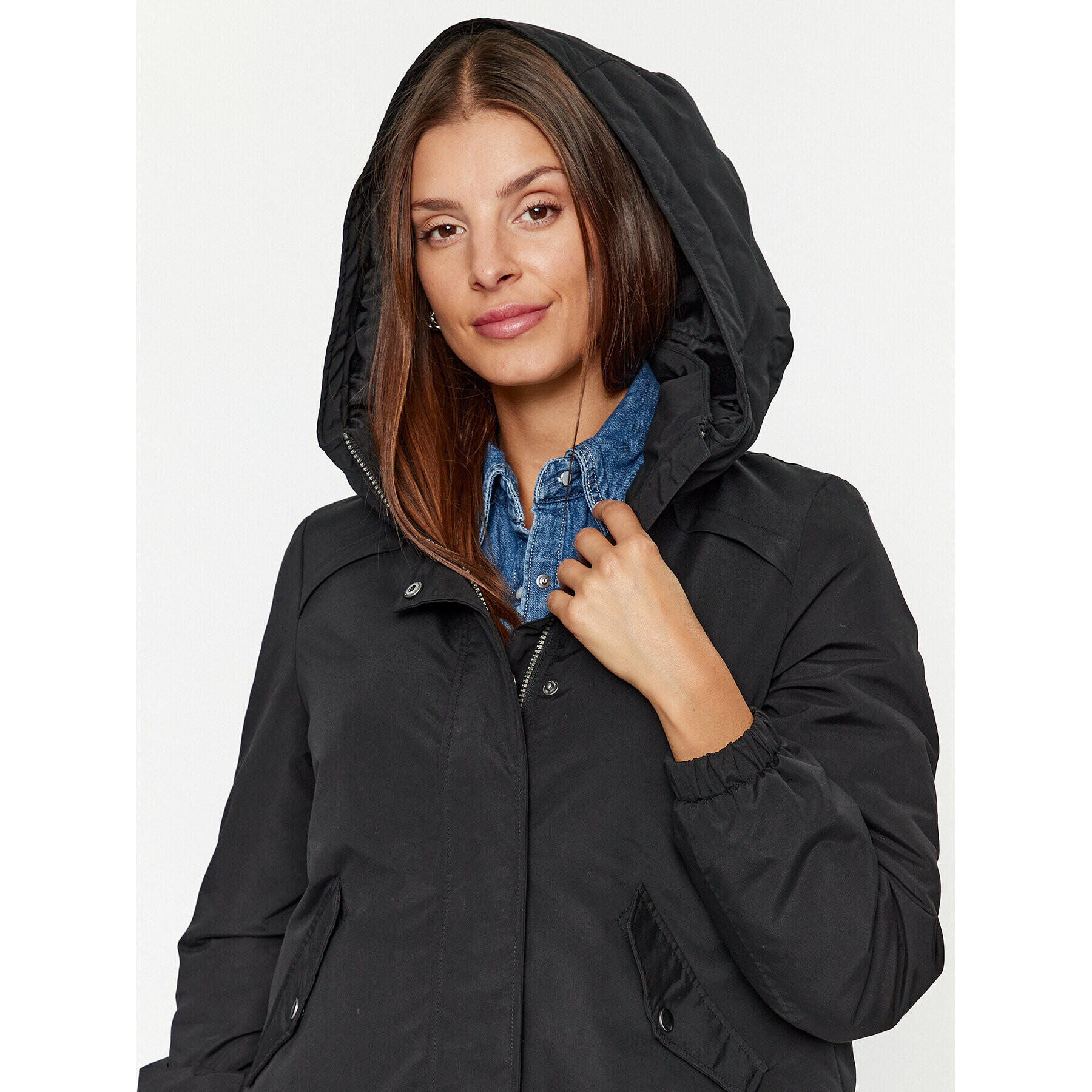 Vero Moda Преходно яке Zoa 10290723 Черен Regular Fit - Pepit.bg