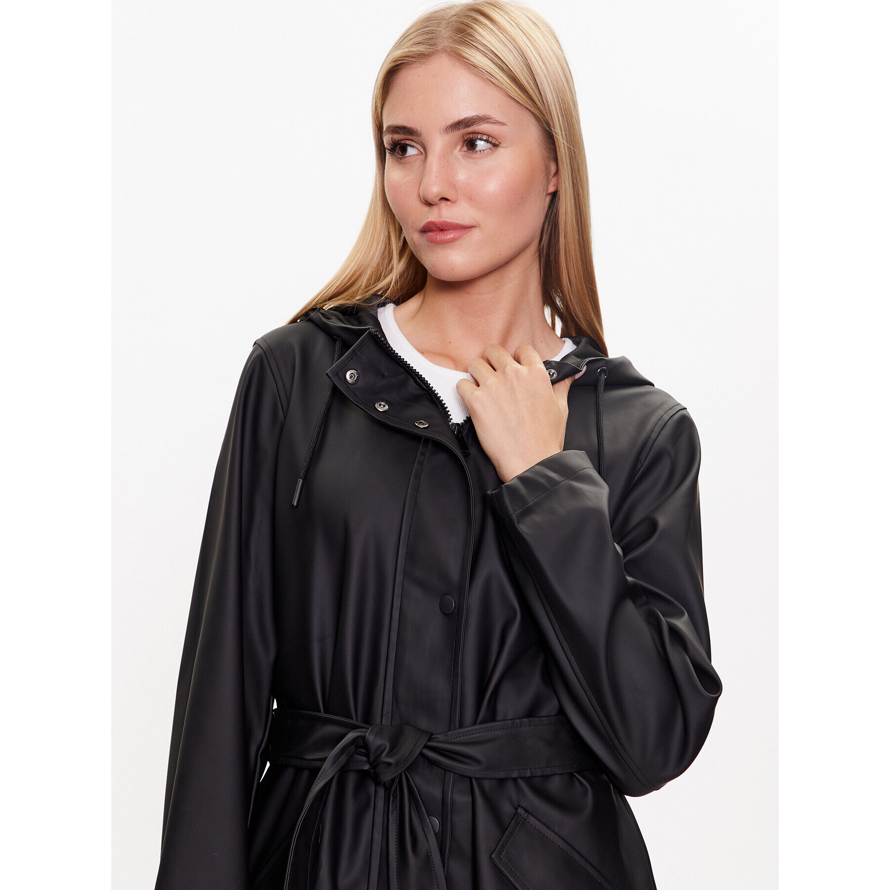 Vero Moda Яке от имитация на кожа Maloumie 10277771 Черен Regular Fit - Pepit.bg