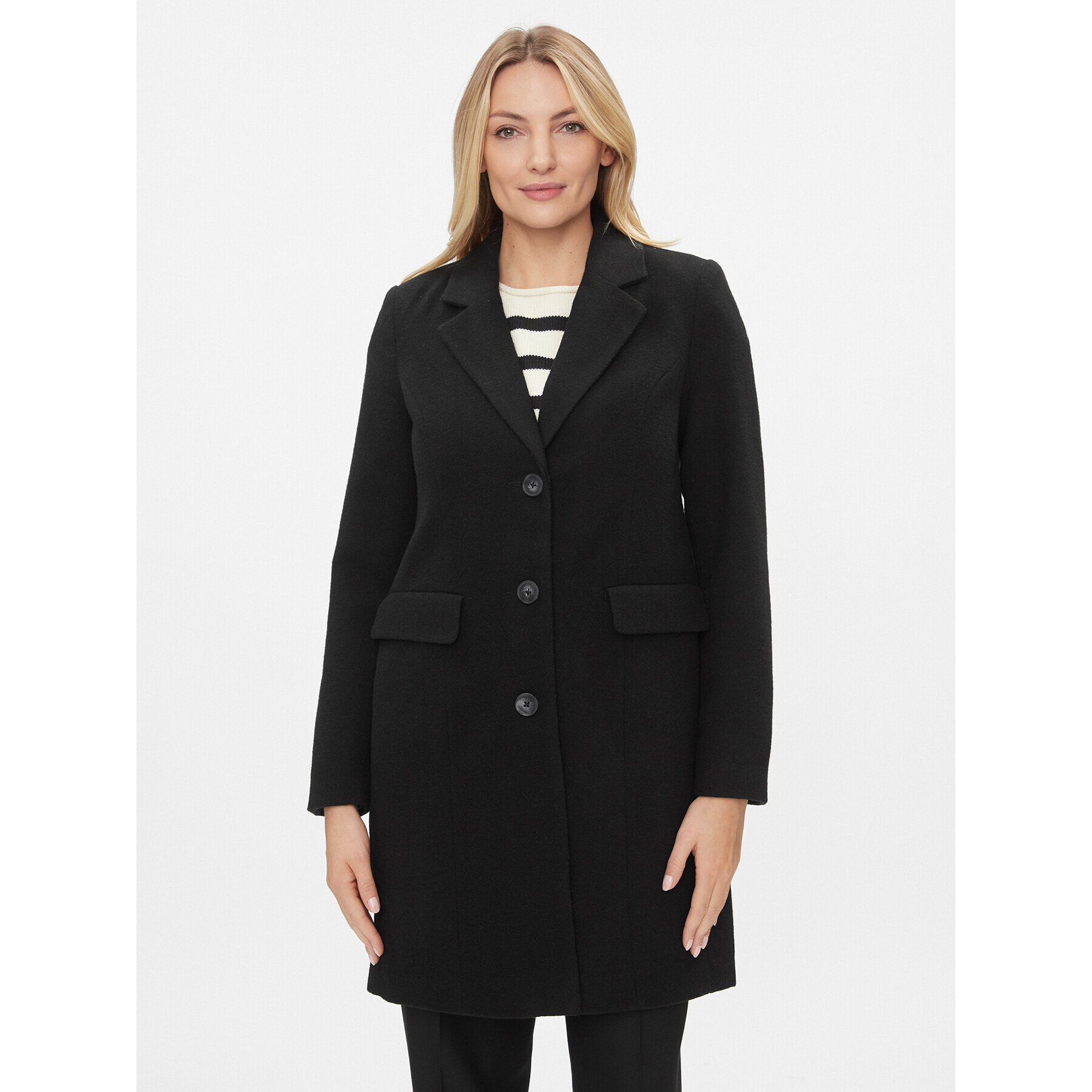 Vero Moda Преходно палто 10288831 Черен Regular Fit - Pepit.bg