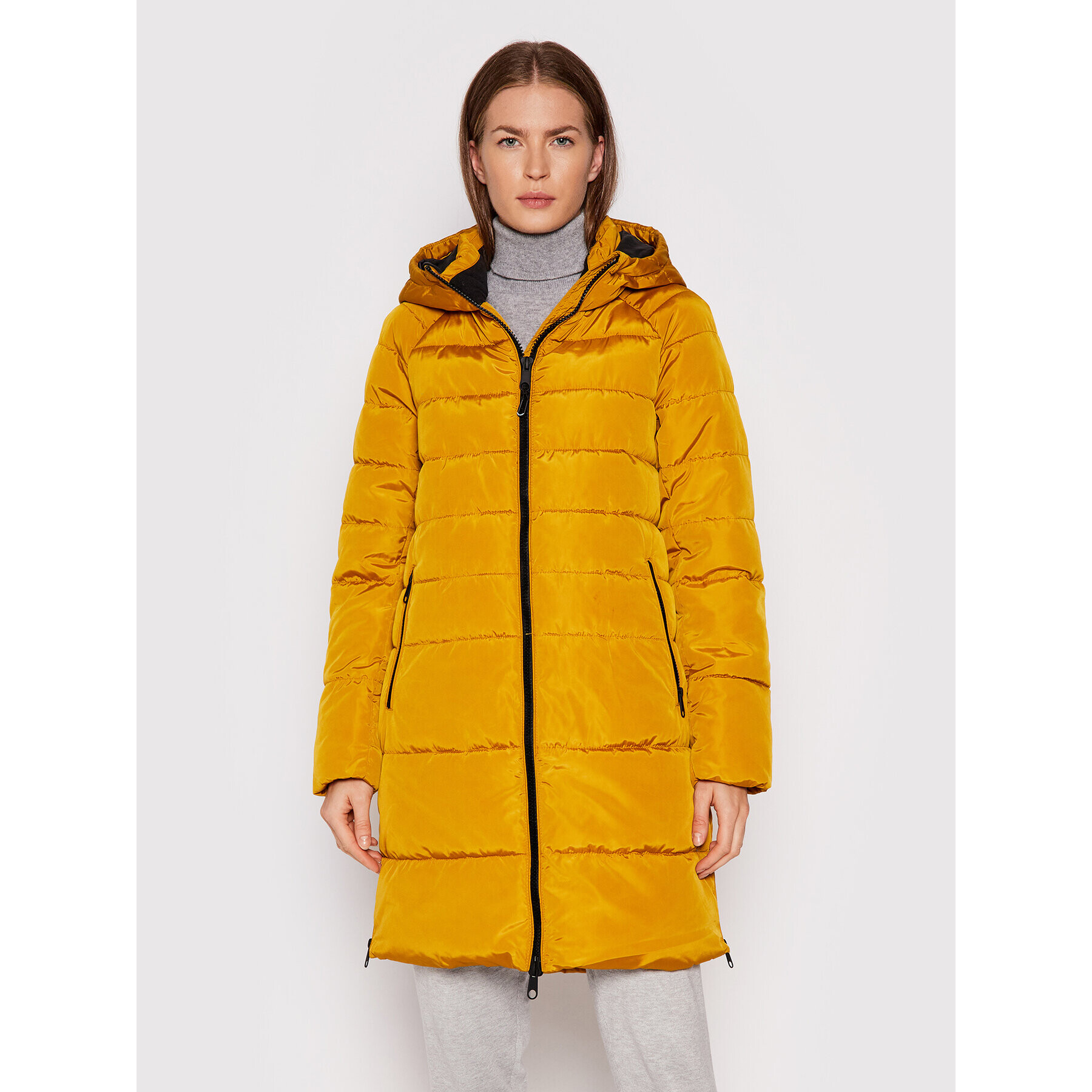 Vero Moda Пухено яке Helga 10247723 Жълт Regular Fit - Pepit.bg