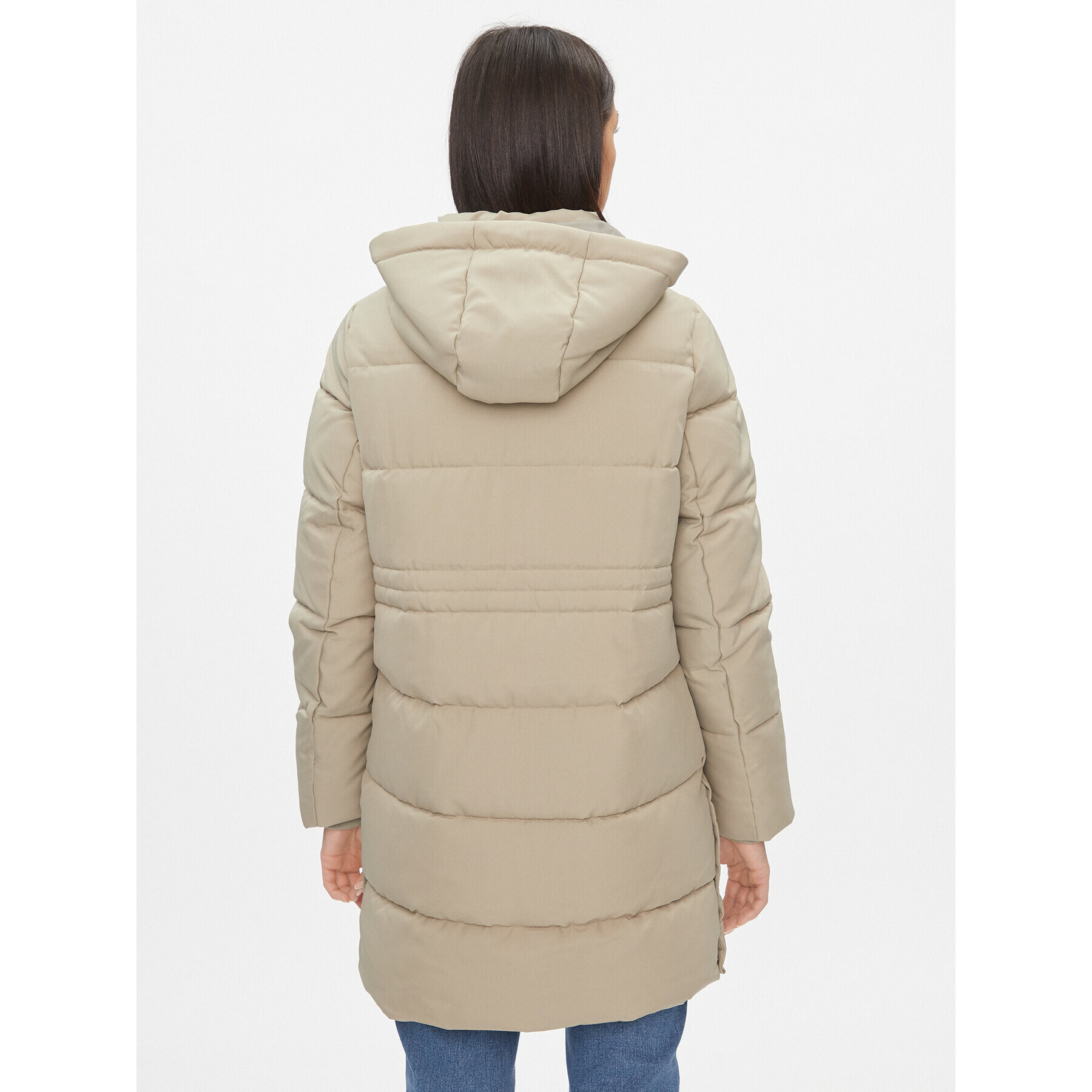 Vero Moda Пухено яке 10289478 Бежов Regular Fit - Pepit.bg