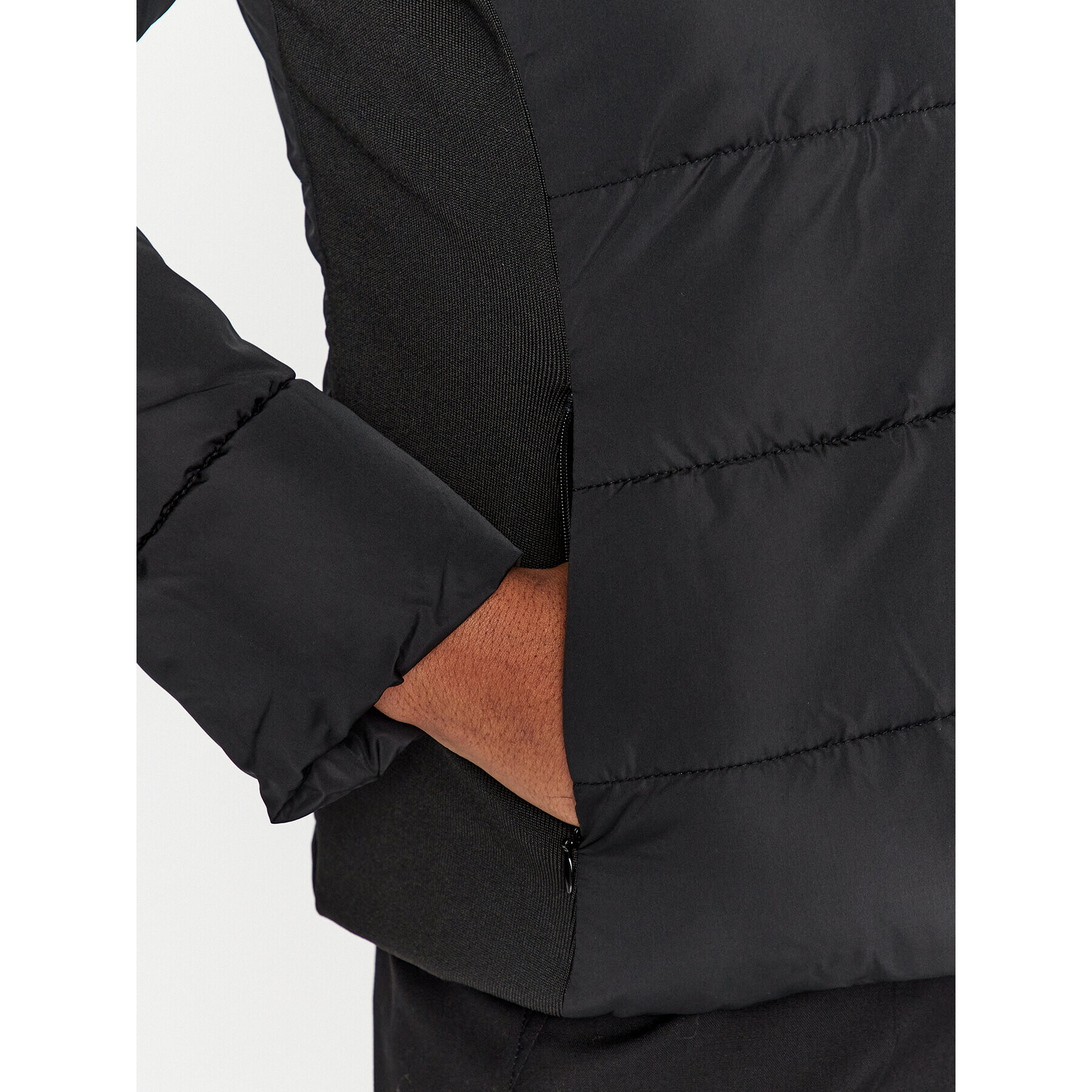 Vero Moda Пухено яке 10289837 Черен Regular Fit - Pepit.bg