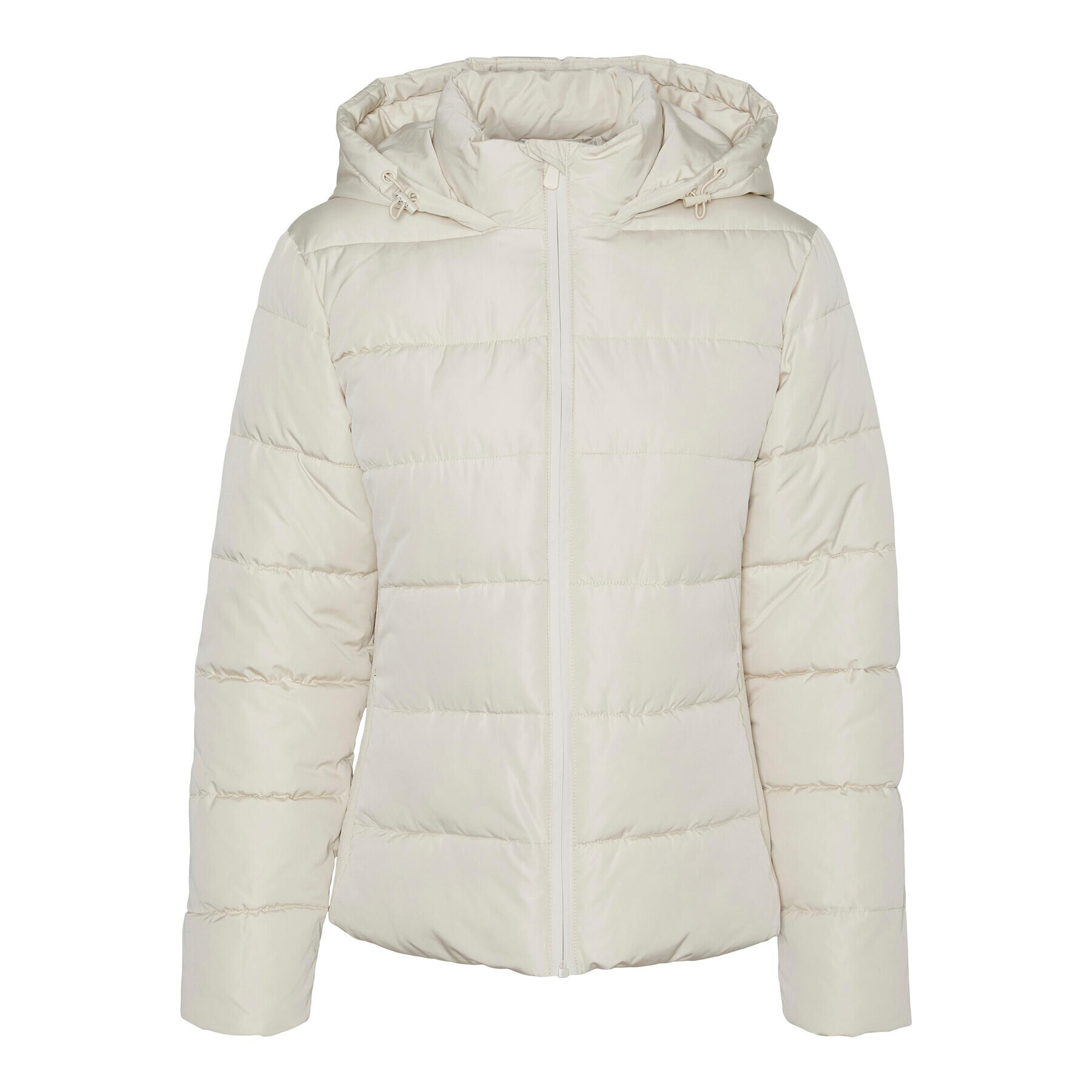 Vero Moda Пухено яке 10289837 Екрю Regular Fit - Pepit.bg
