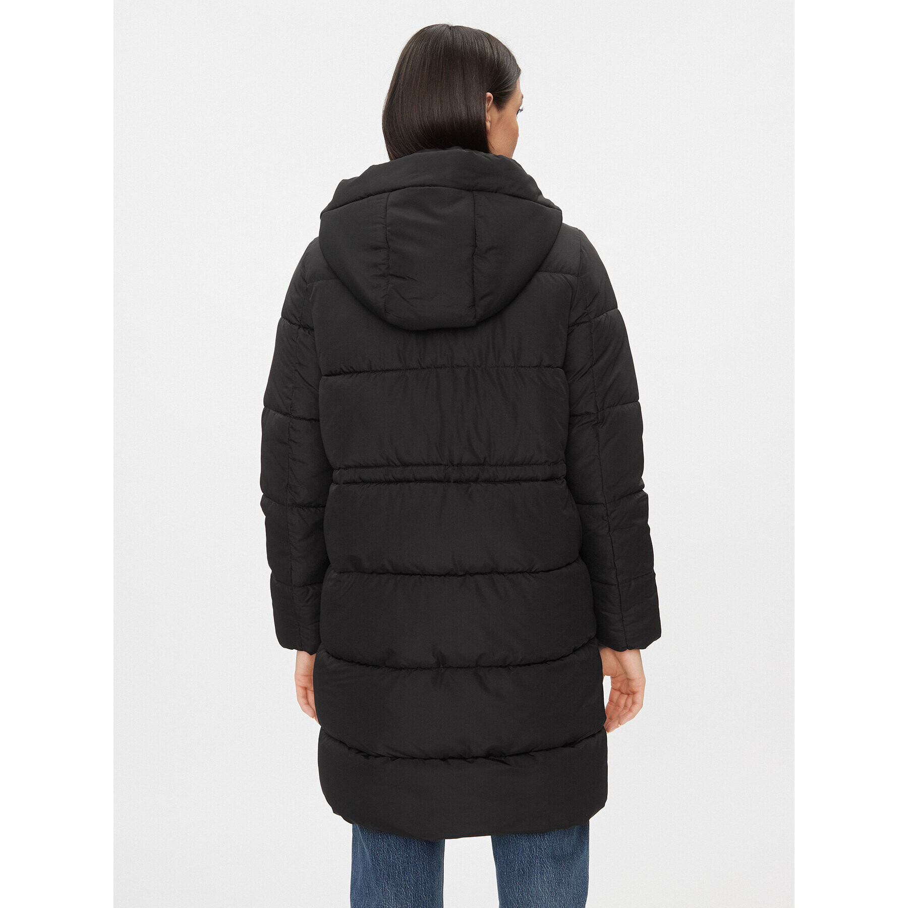 Vero Moda Пухено яке 10289876 Черен Regular Fit - Pepit.bg