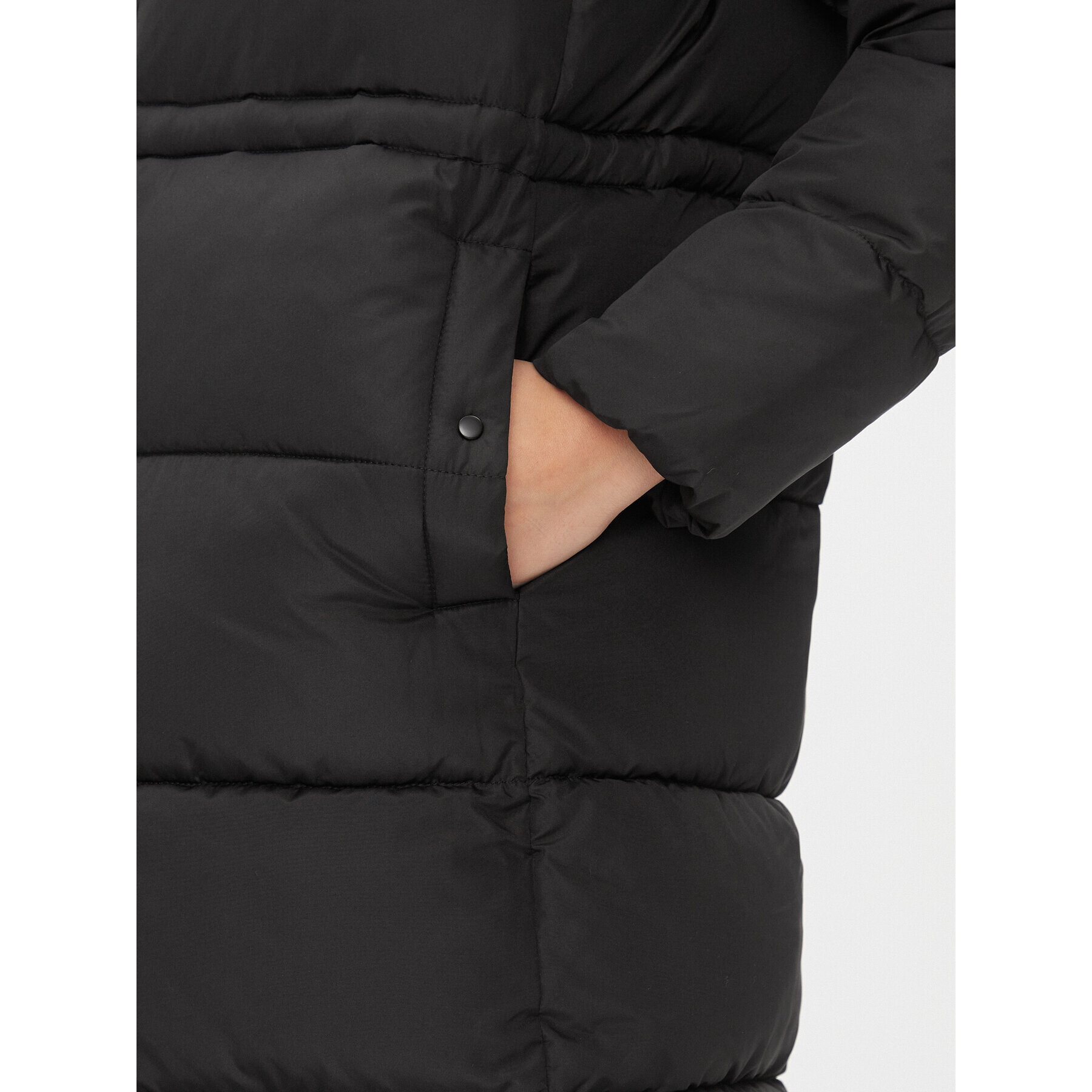 Vero Moda Пухено яке 10289876 Черен Regular Fit - Pepit.bg