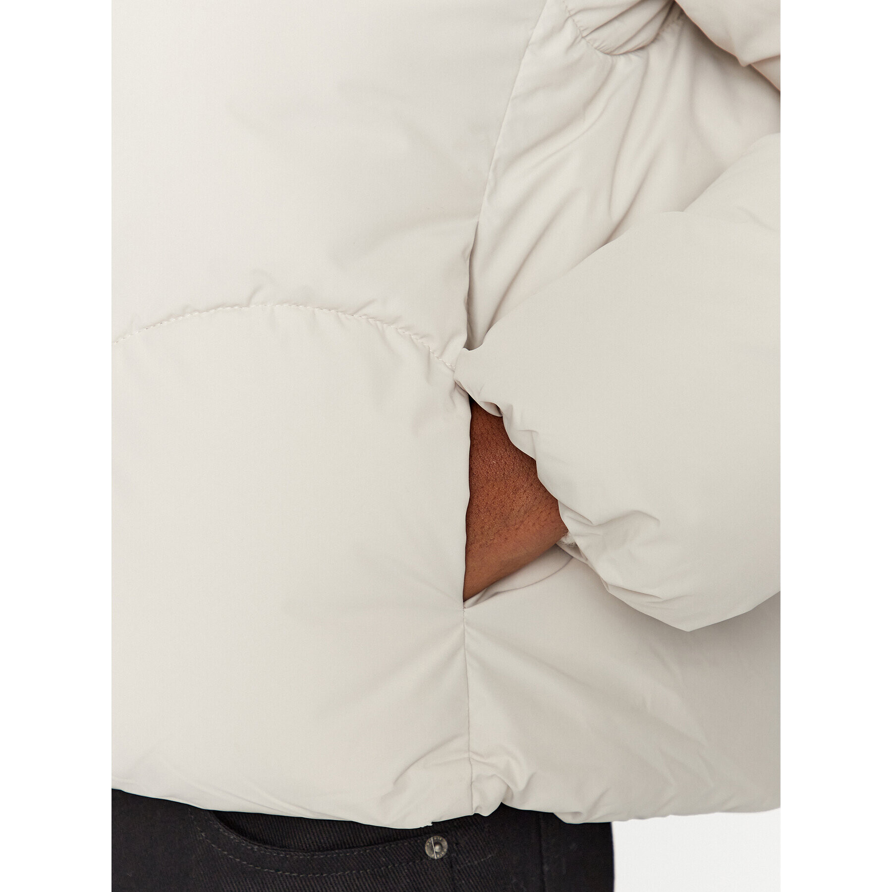 Vero Moda Пухено яке 10290471 Екрю Regular Fit - Pepit.bg