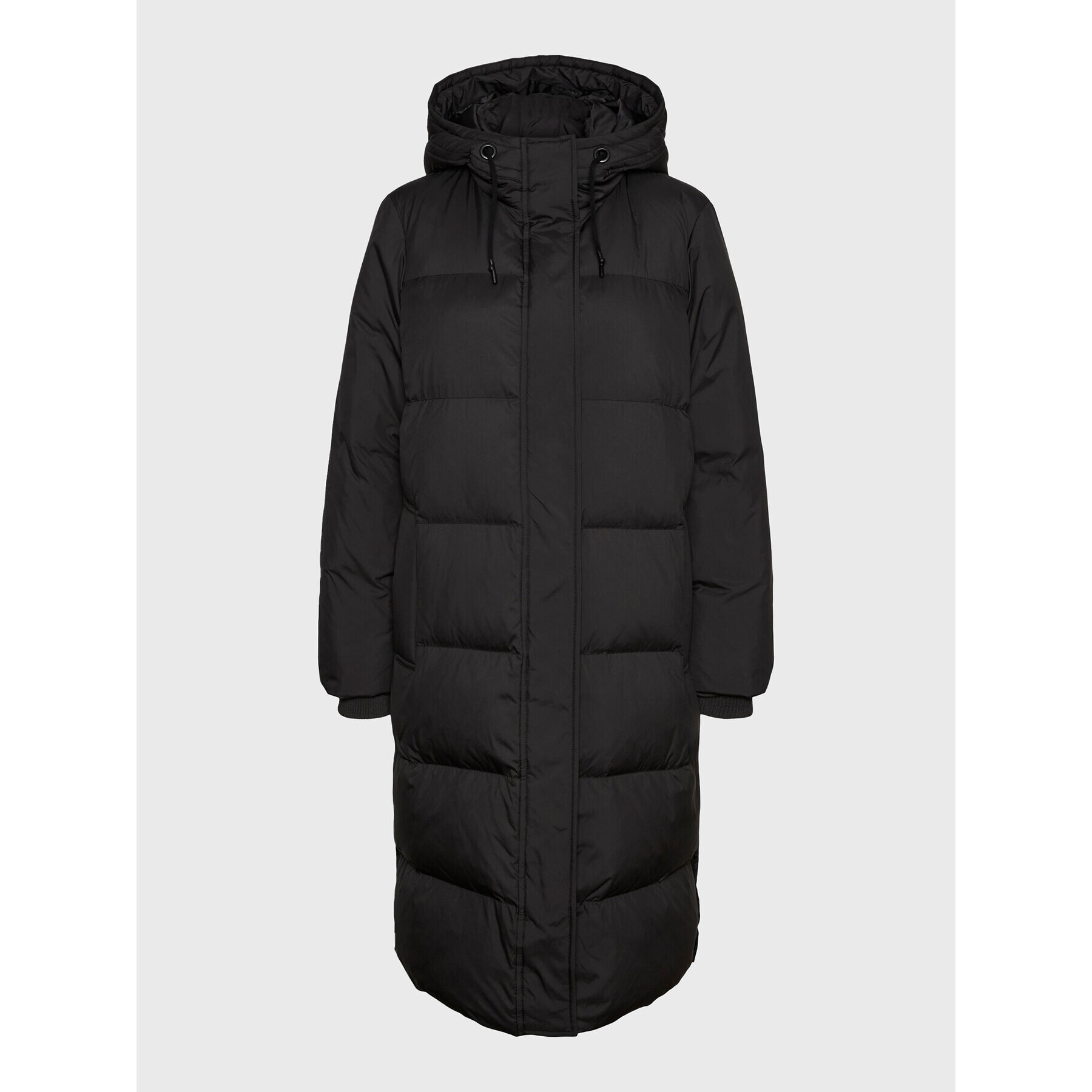 Vero Moda Пухено яке Erica Holly 10251595 Черен Regular Fit - Pepit.bg