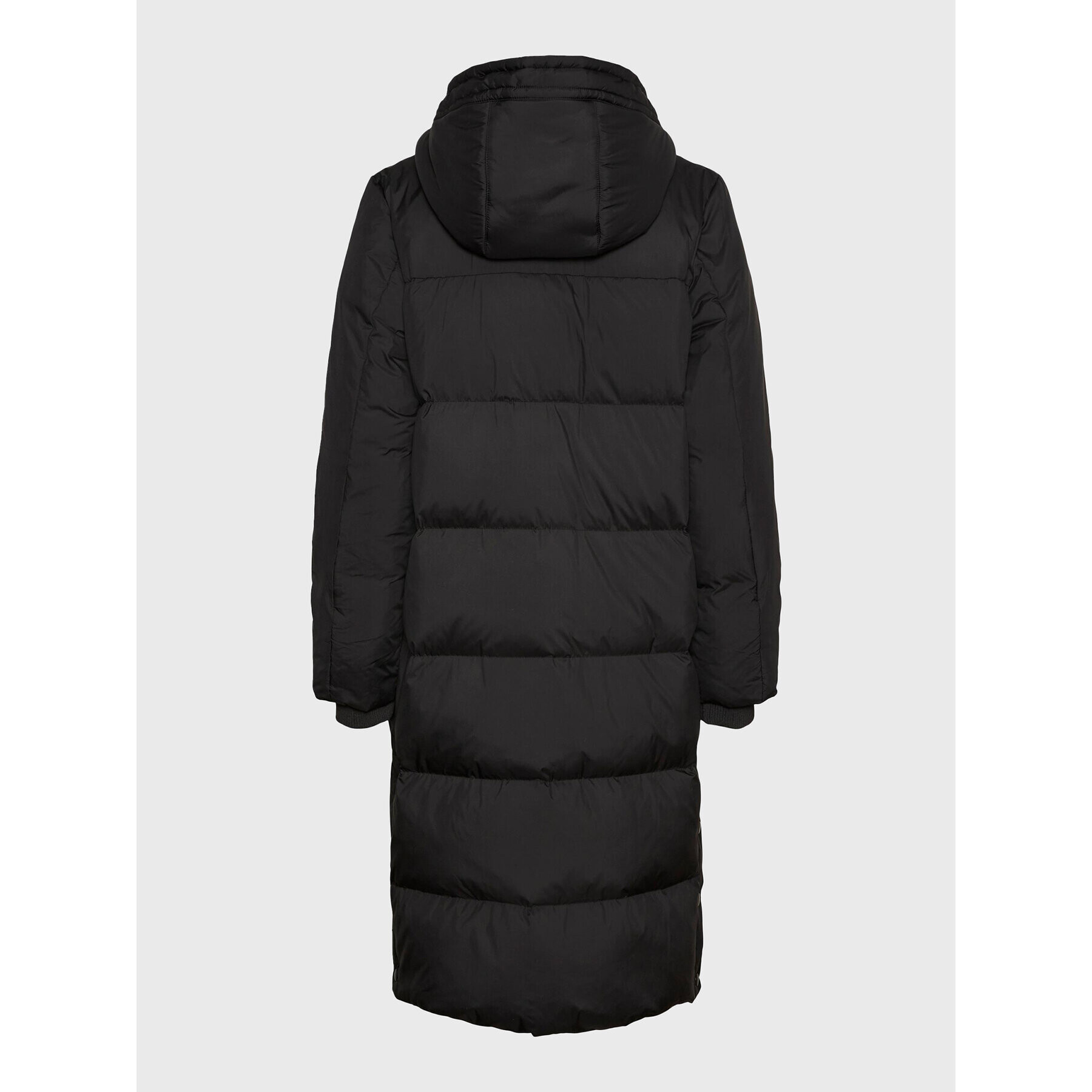 Vero Moda Пухено яке Erica Holly 10251595 Черен Regular Fit - Pepit.bg