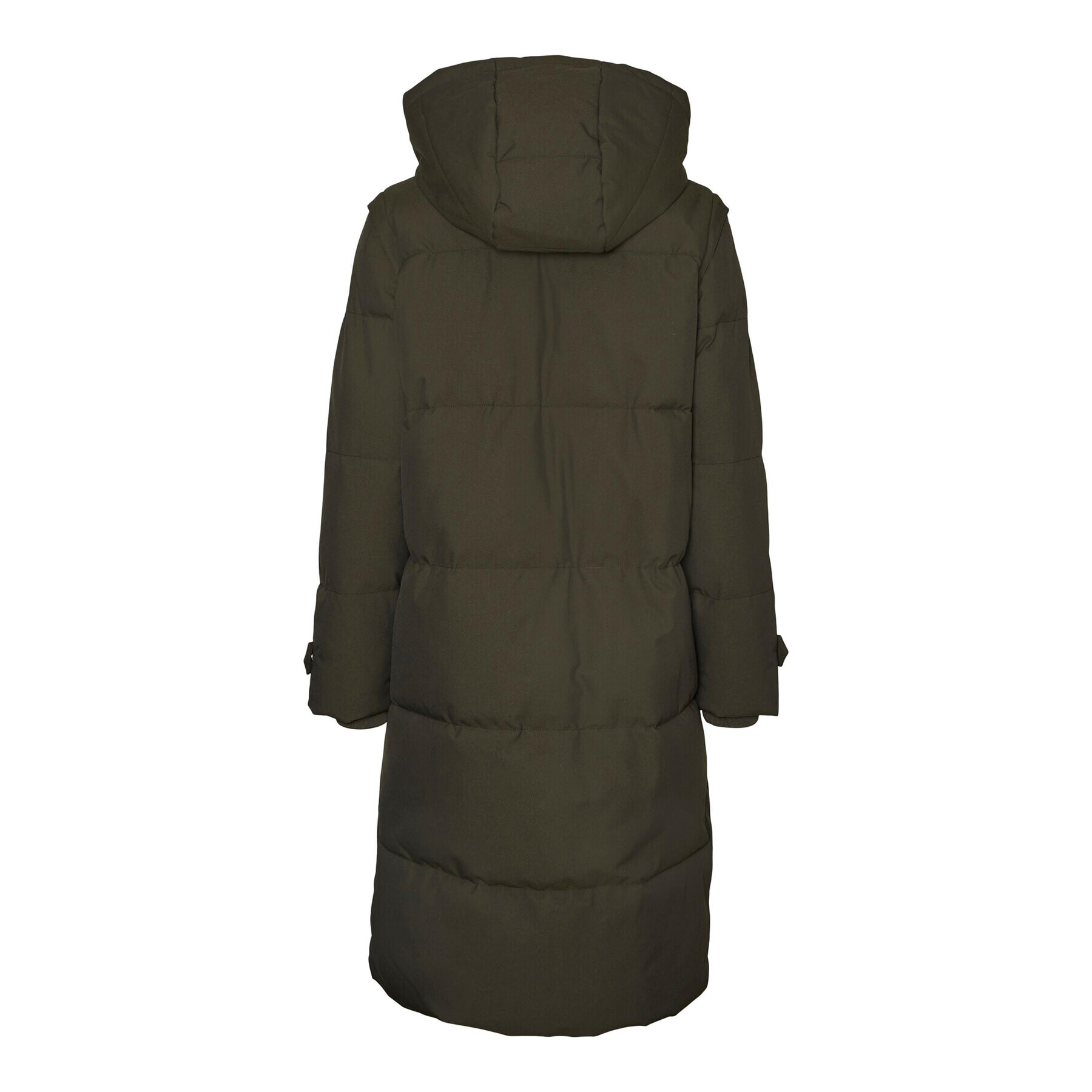 Vero Moda Пухено яке Margaret 10270066 Зелен Regular Fit - Pepit.bg