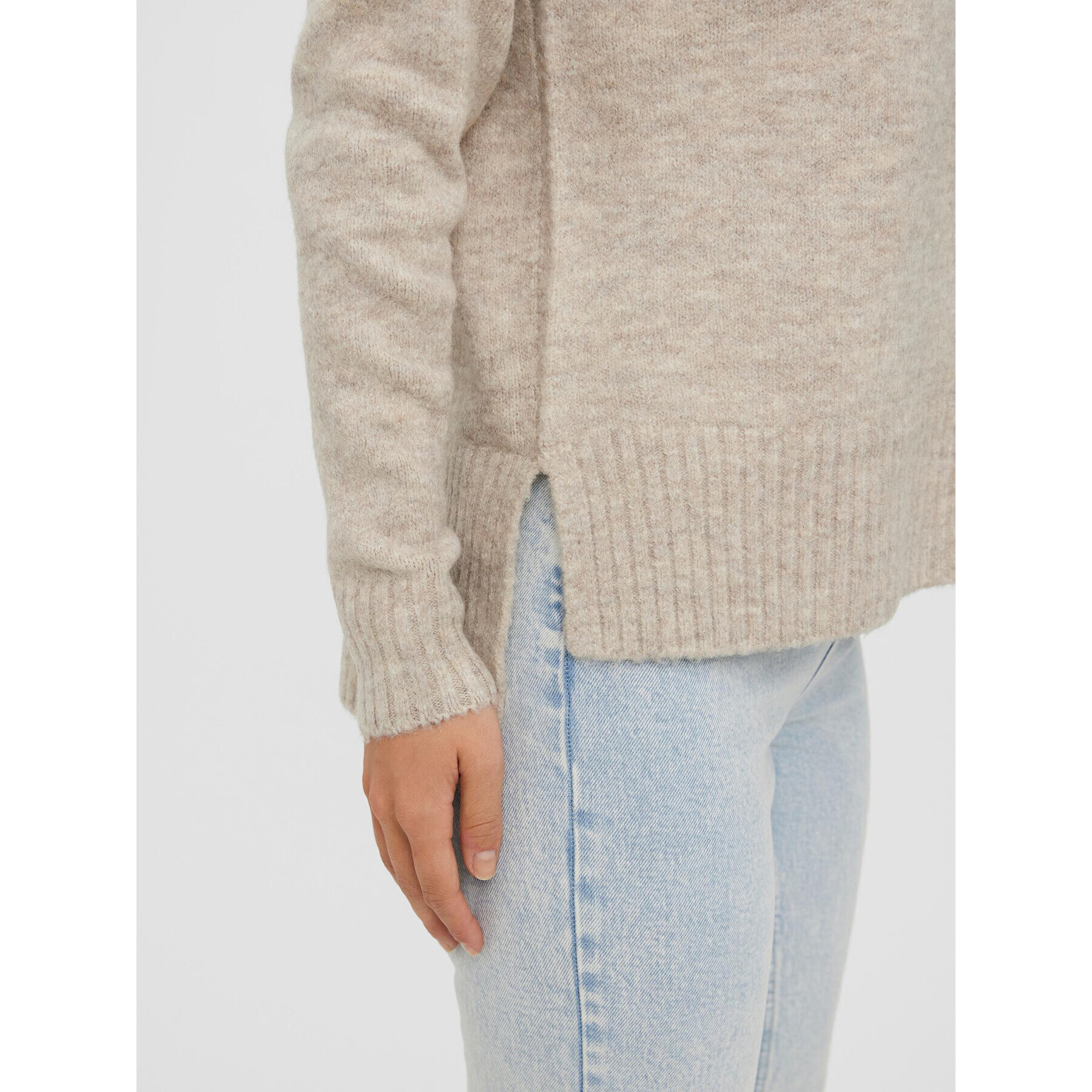 Vero Moda Пуловер 10269229 Бежов Regular Fit - Pepit.bg