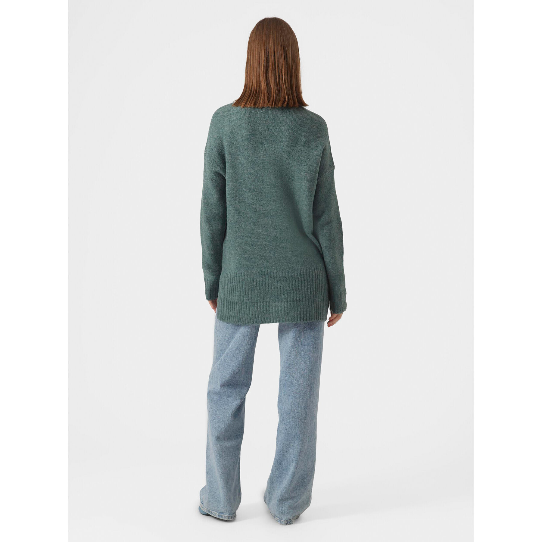 Vero Moda Пуловер 10269229 Зелен Regular Fit - Pepit.bg