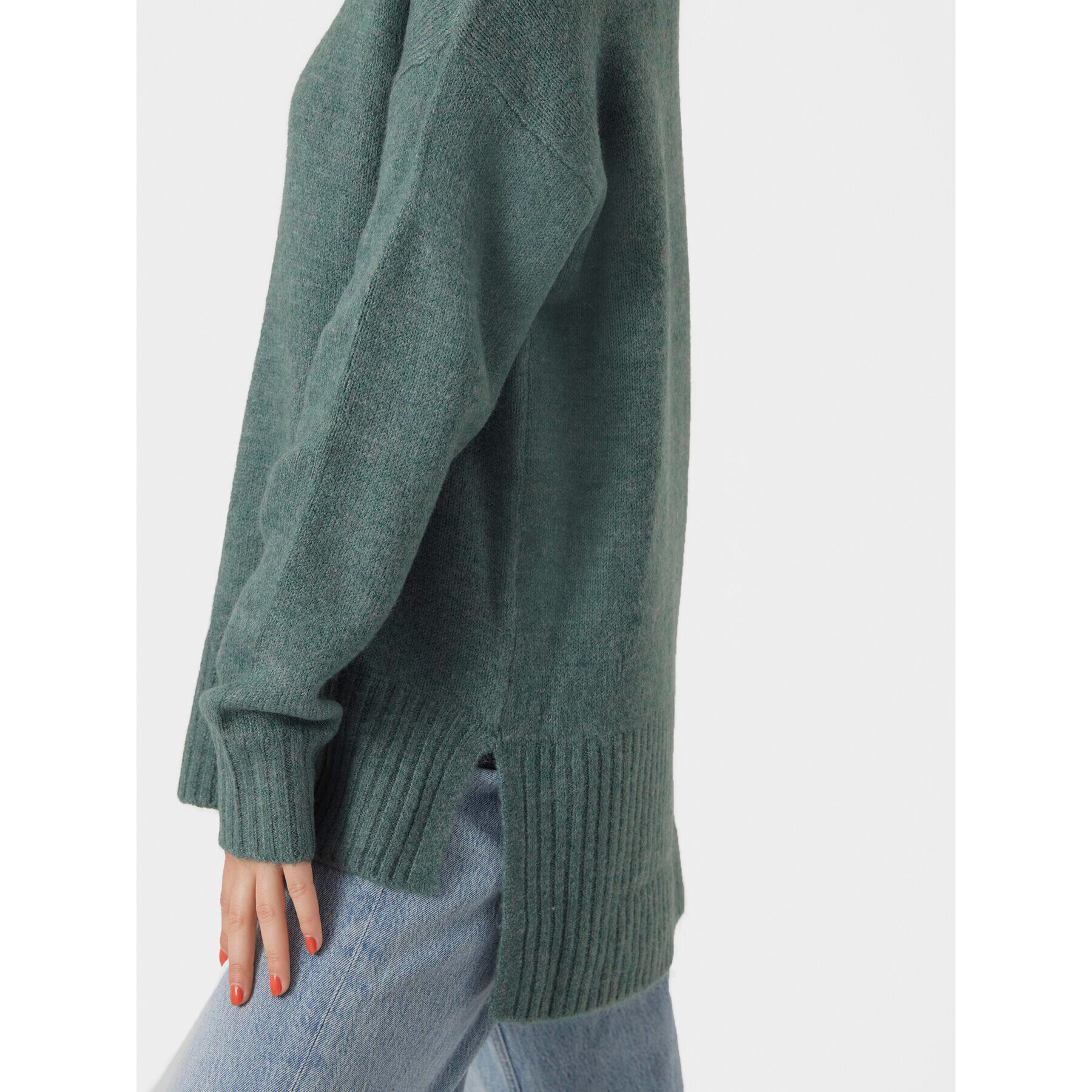 Vero Moda Пуловер 10269229 Зелен Regular Fit - Pepit.bg
