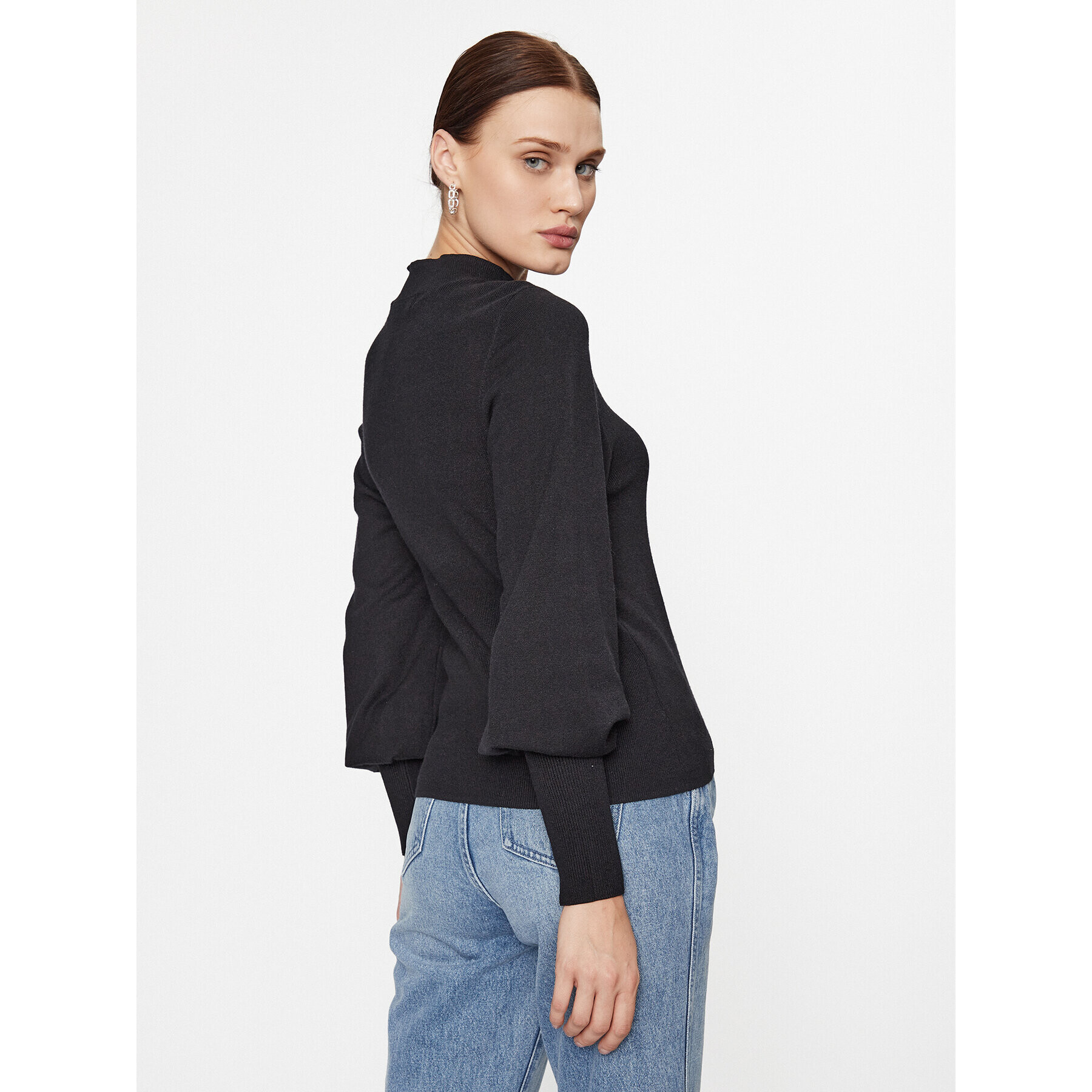 Vero Moda Пуловер 10290671 Черен Regular Fit - Pepit.bg