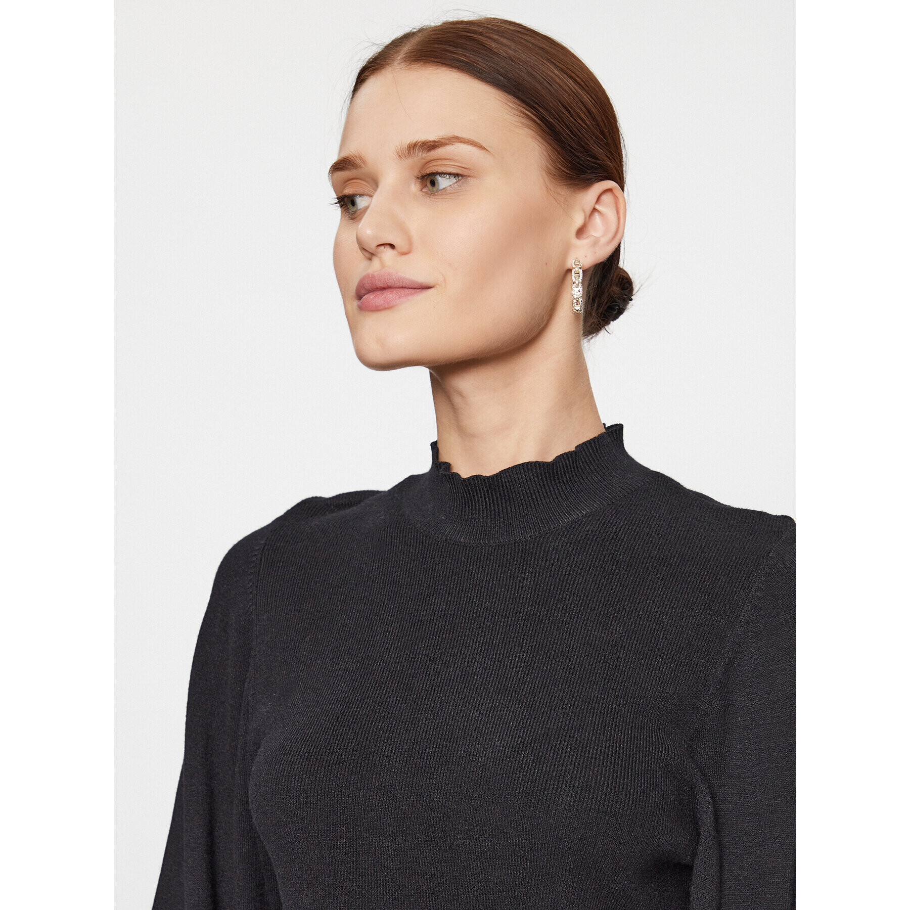 Vero Moda Пуловер 10290671 Черен Regular Fit - Pepit.bg