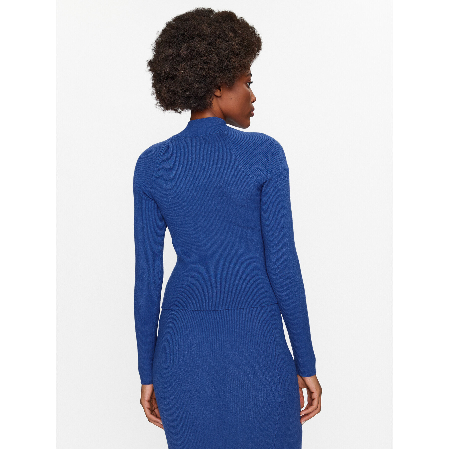Vero Moda Пуловер 10290675 Син Slim Fit - Pepit.bg