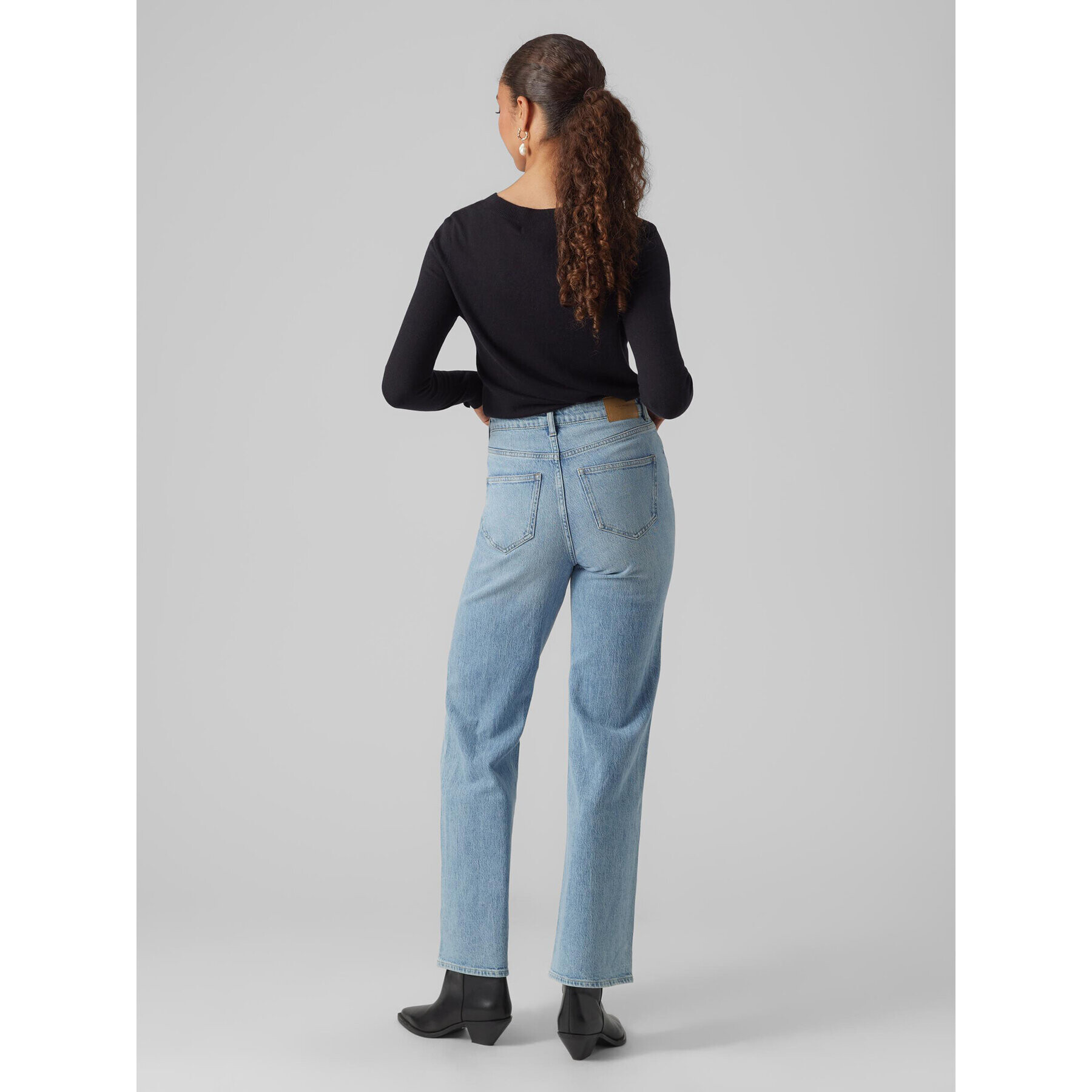Vero Moda Пуловер 10291147 Черен Regular Fit - Pepit.bg