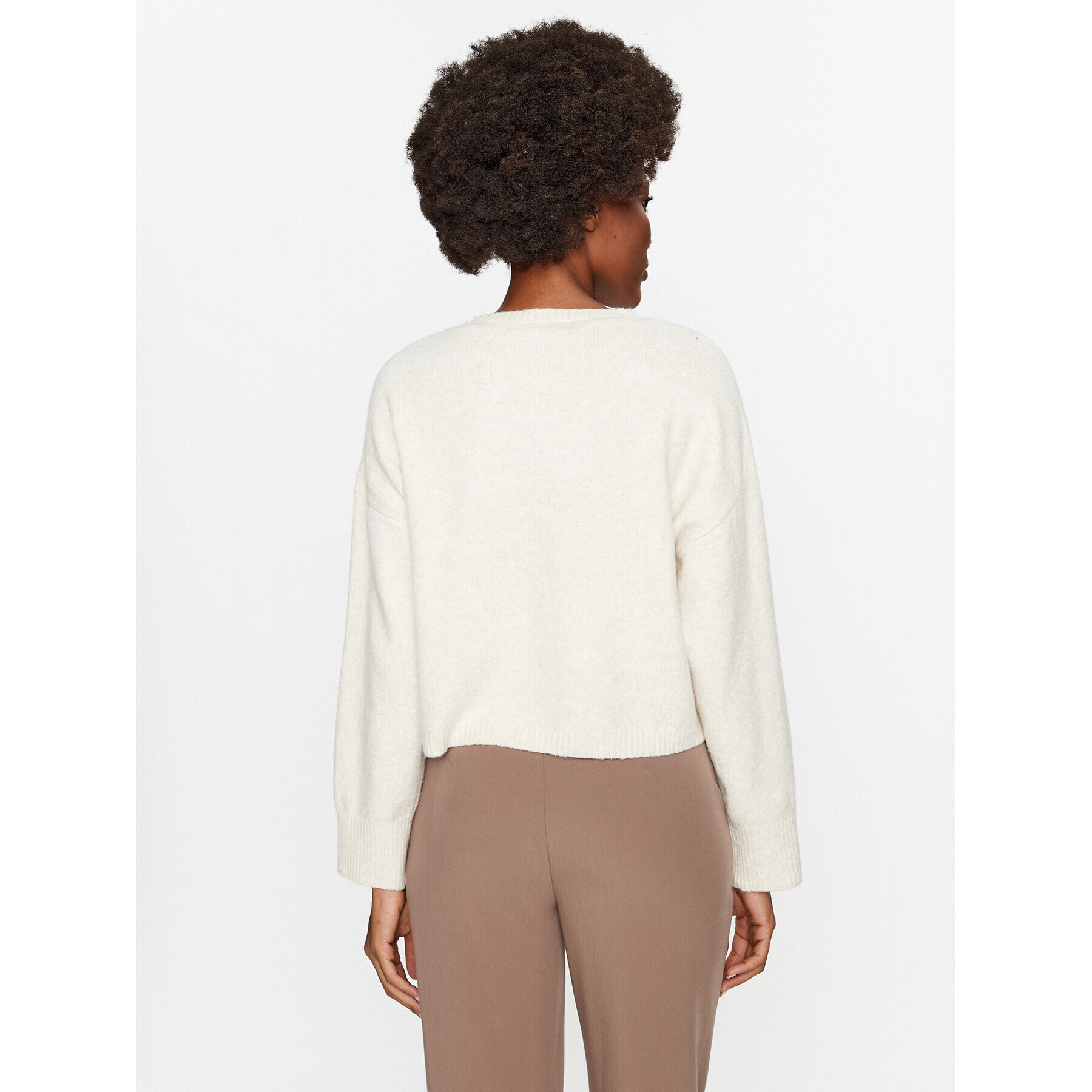 Vero Moda Пуловер 10291696 Бежов Regular Fit - Pepit.bg
