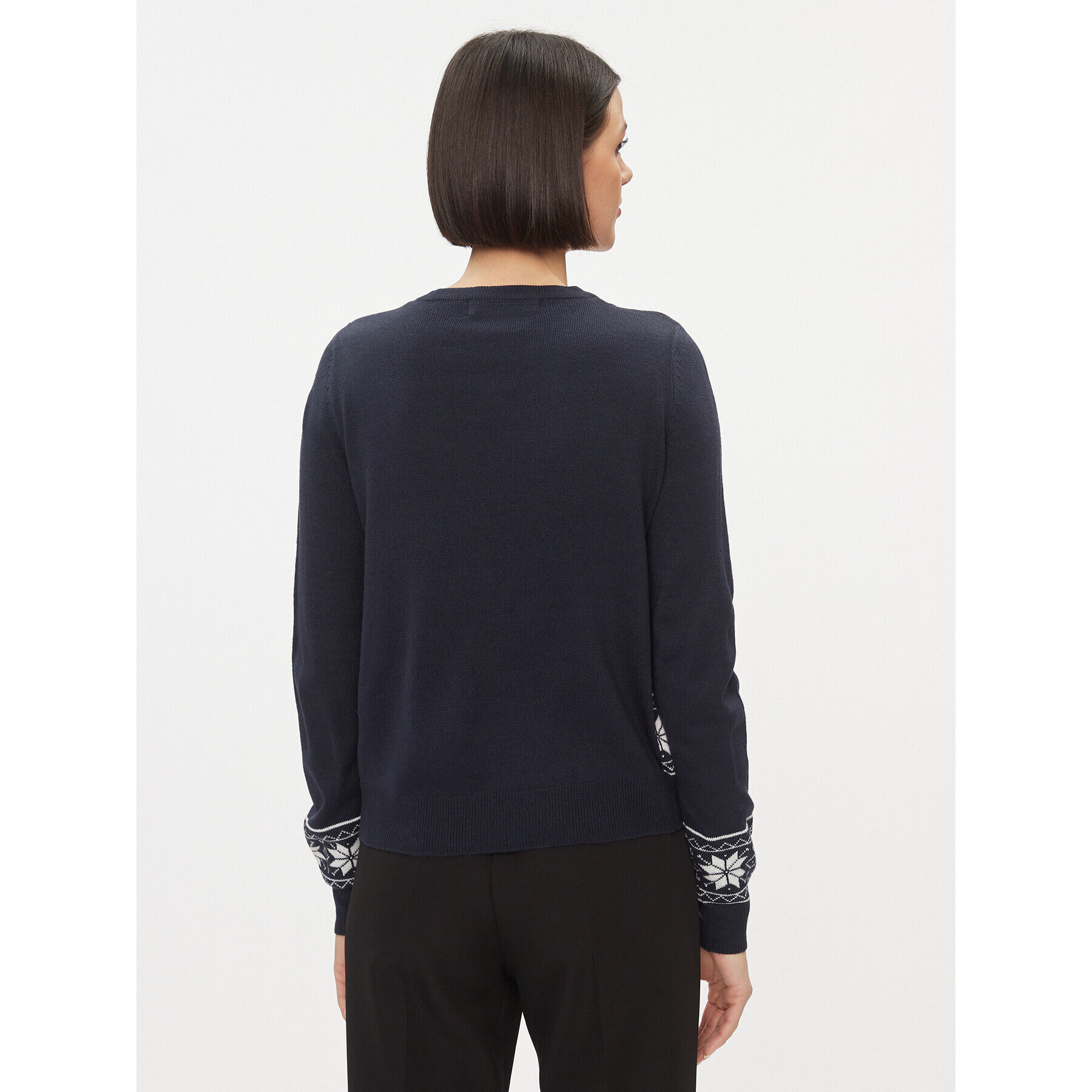 Vero Moda Пуловер 10292636 Тъмносин Regular Fit - Pepit.bg
