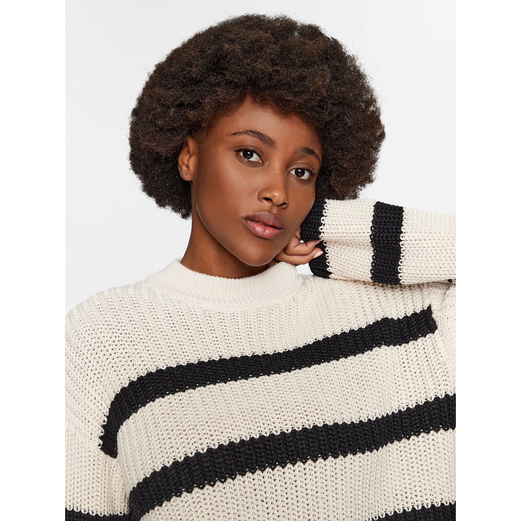 Vero Moda Пуловер 10293683 Бежов Regular Fit - Pepit.bg