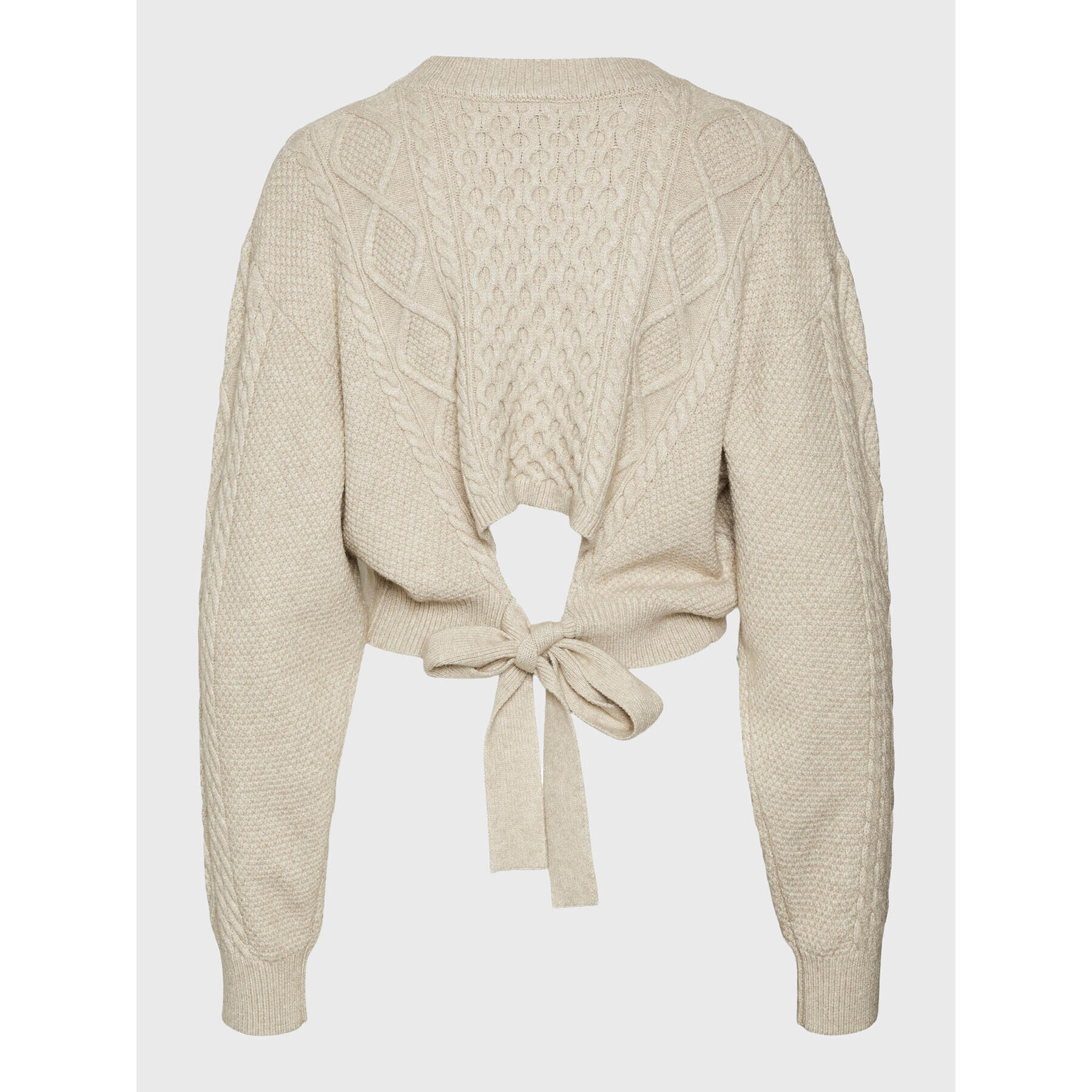 Vero Moda Пуловер Ayla 10274866 Екрю Relaxed Fit - Pepit.bg