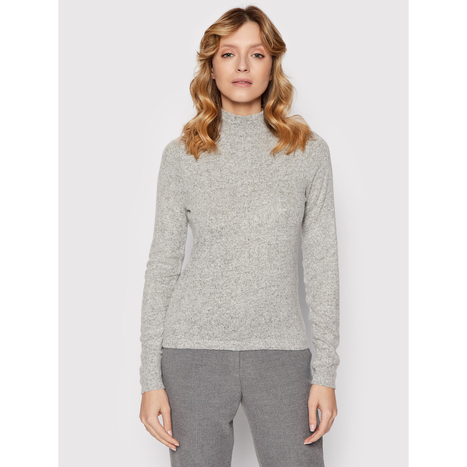 Vero Moda Пуловер Chill 10254118 Сив Regular Fit - Pepit.bg